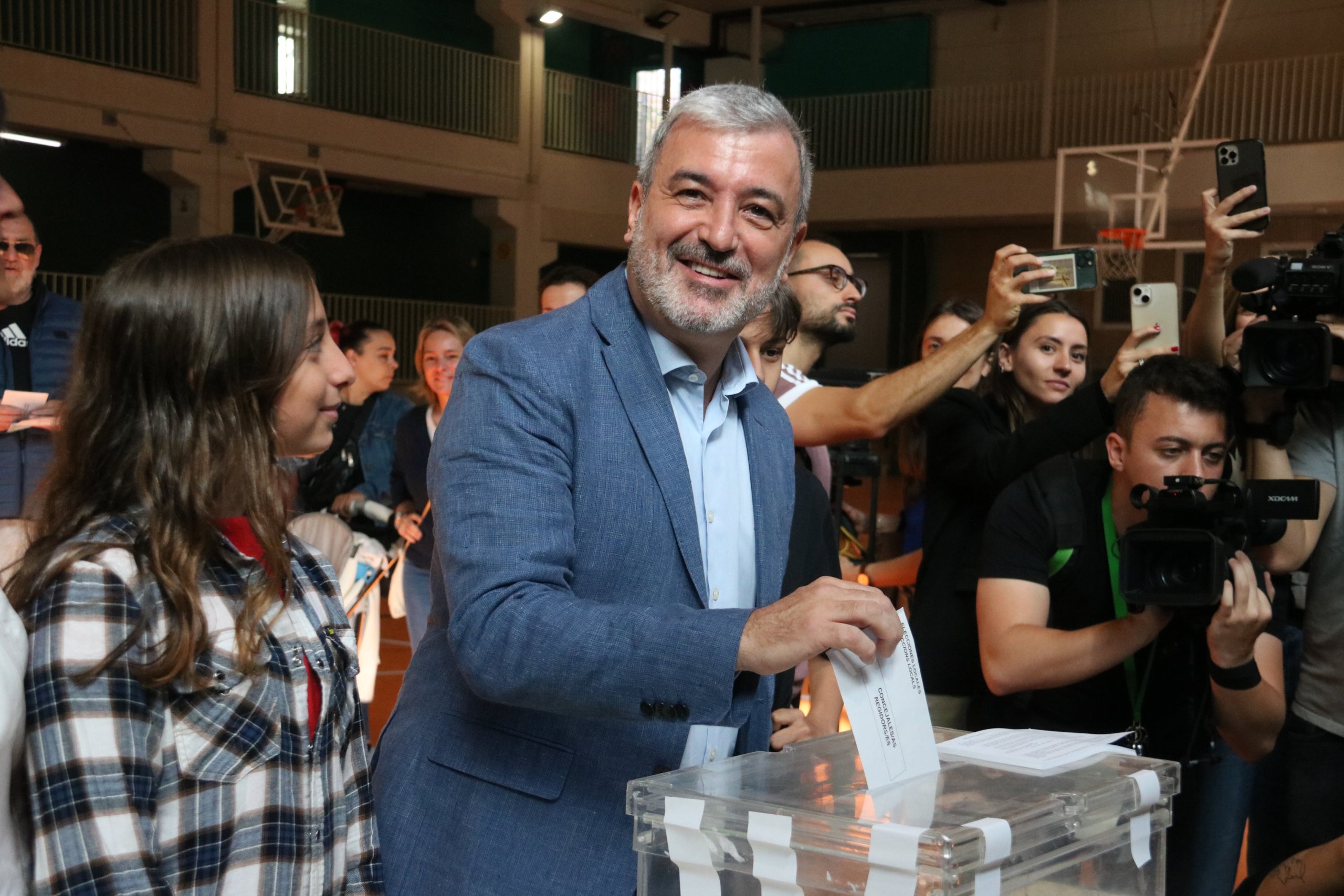 Collboni, votant el 28-M del 2023 / ACN