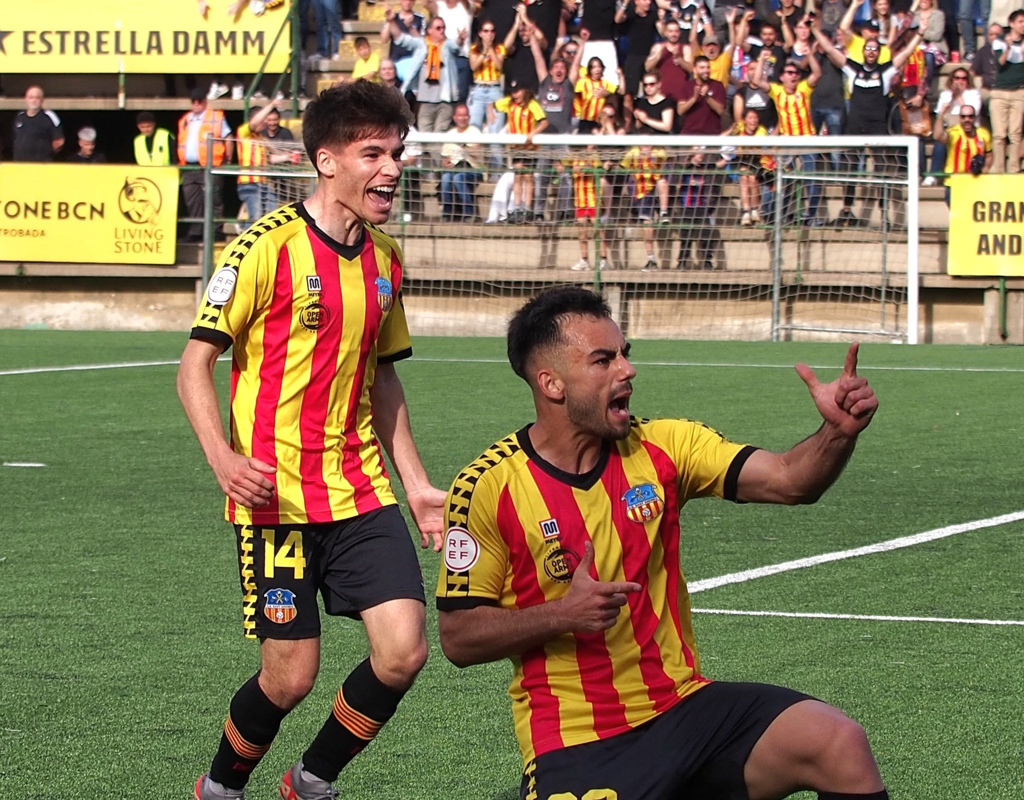 Toni Paredes, el héroe del primer partido de play-off del Sant Andreu | Judit Andreu (UE Sant Andreu)