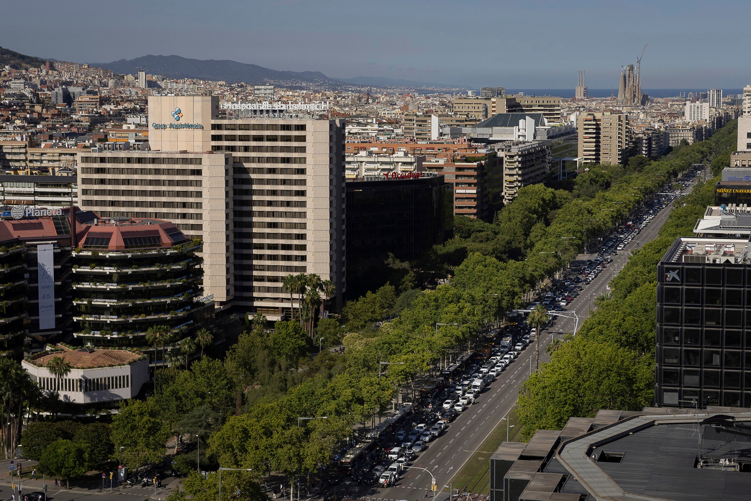 Vista panoràmica de la ciutat de Barcelona. Avinguda Diagonal.
26.06.2024, Barcelona
foto: Jordi Play