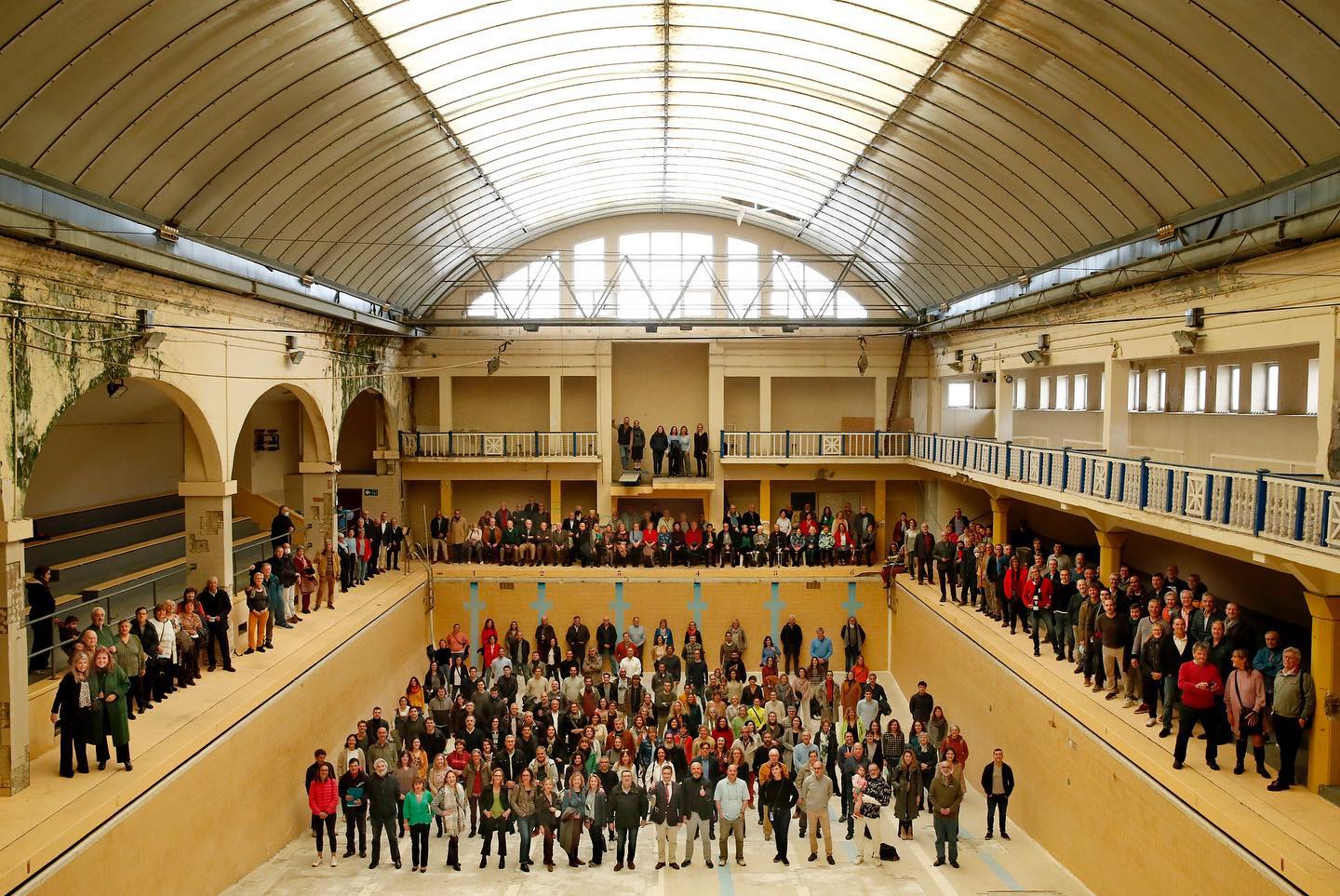 Fotografia de l'acte de comiat de la piscina de l'Escullera del CN Barcelona celebrat l'any 2022 / CN Barcelona