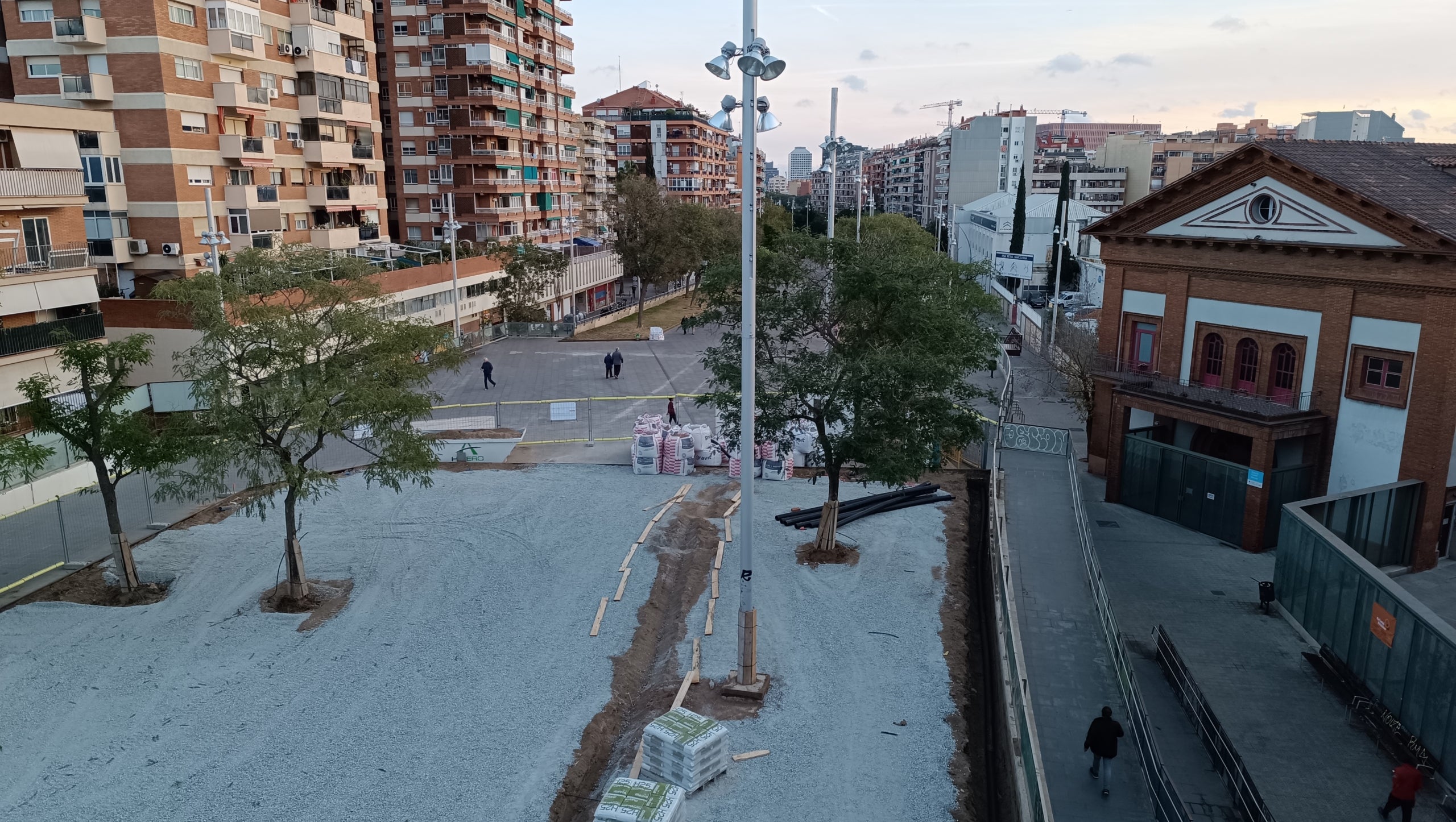 La Rambla de Badal, a mig camí entre els barris de la Bordeta i de Sants-Badal, en una imatge d'arxiu / Ajuntament de Barcelona