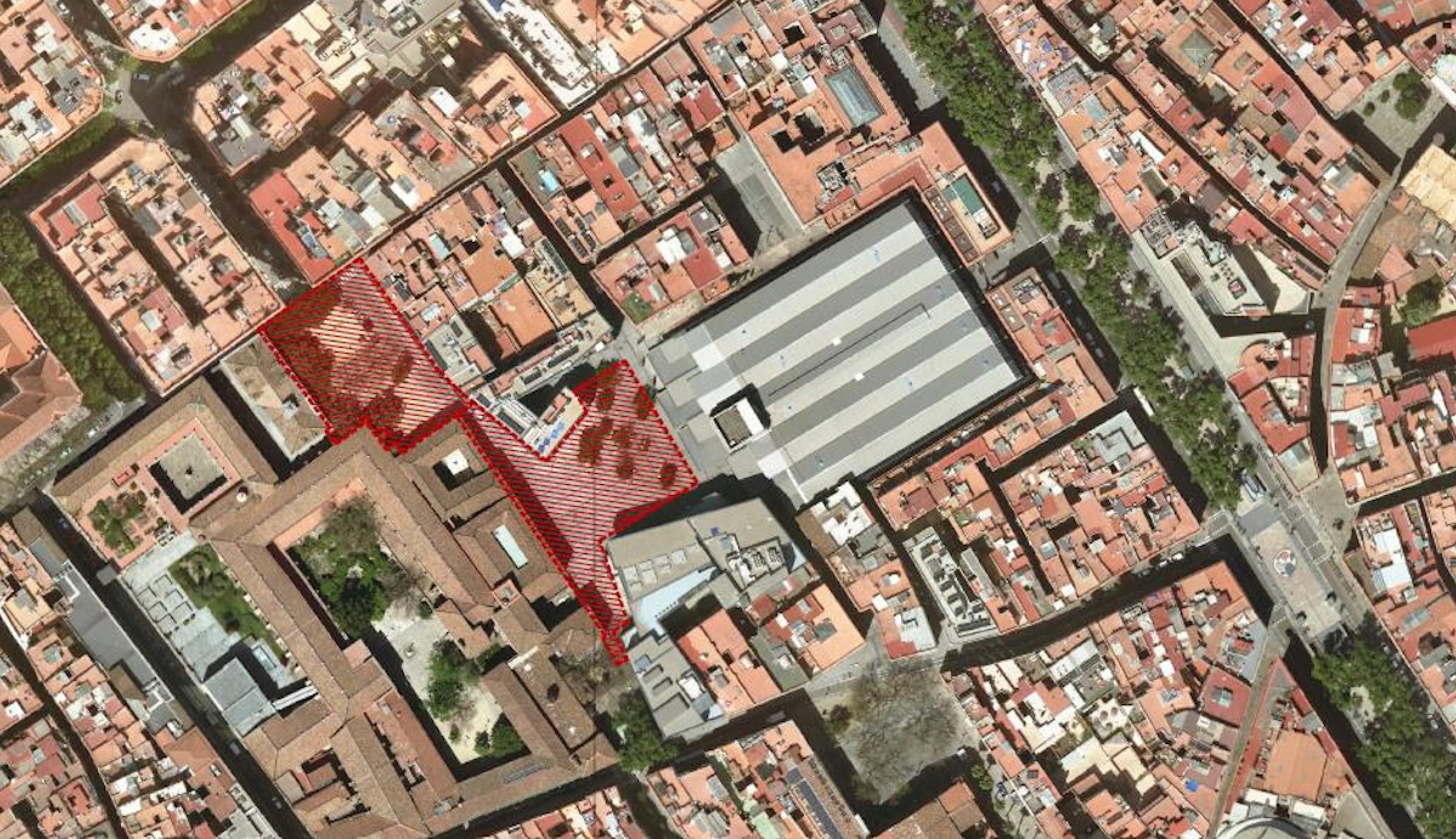 La zona que preveu remodelar l'Ajuntament de Barcelona al Raval / Ajuntament
