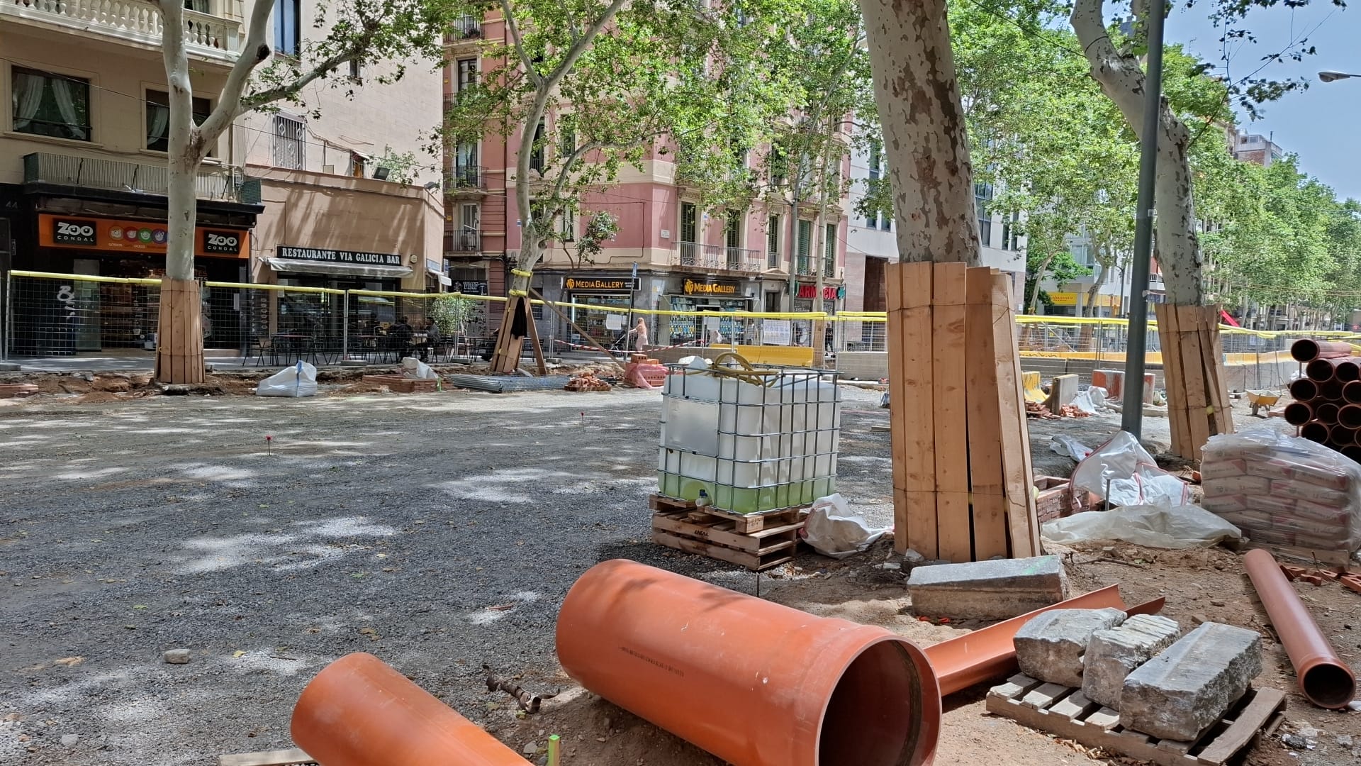 La ronda de Sant Antoni, en obres / Cedida