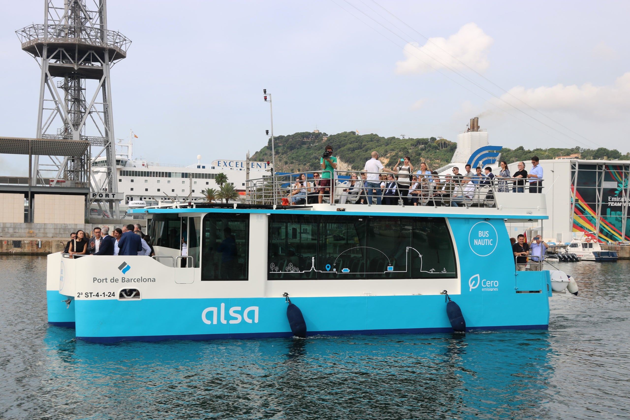 El bus nàutic del Port de Barcelona / ACN