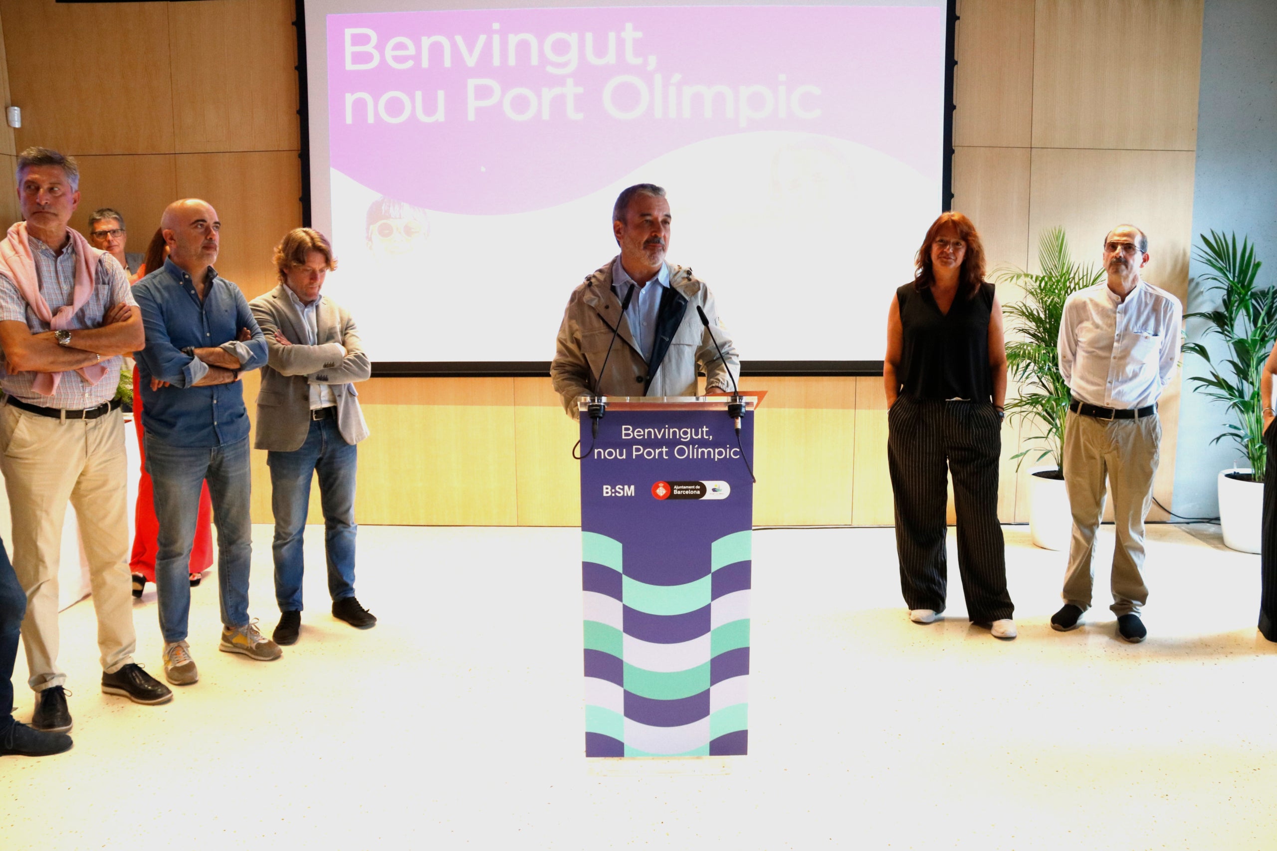L'alcalde de Barcelona, Jaume Collboni, en la inauguració del nou Port Olímpic / ACN