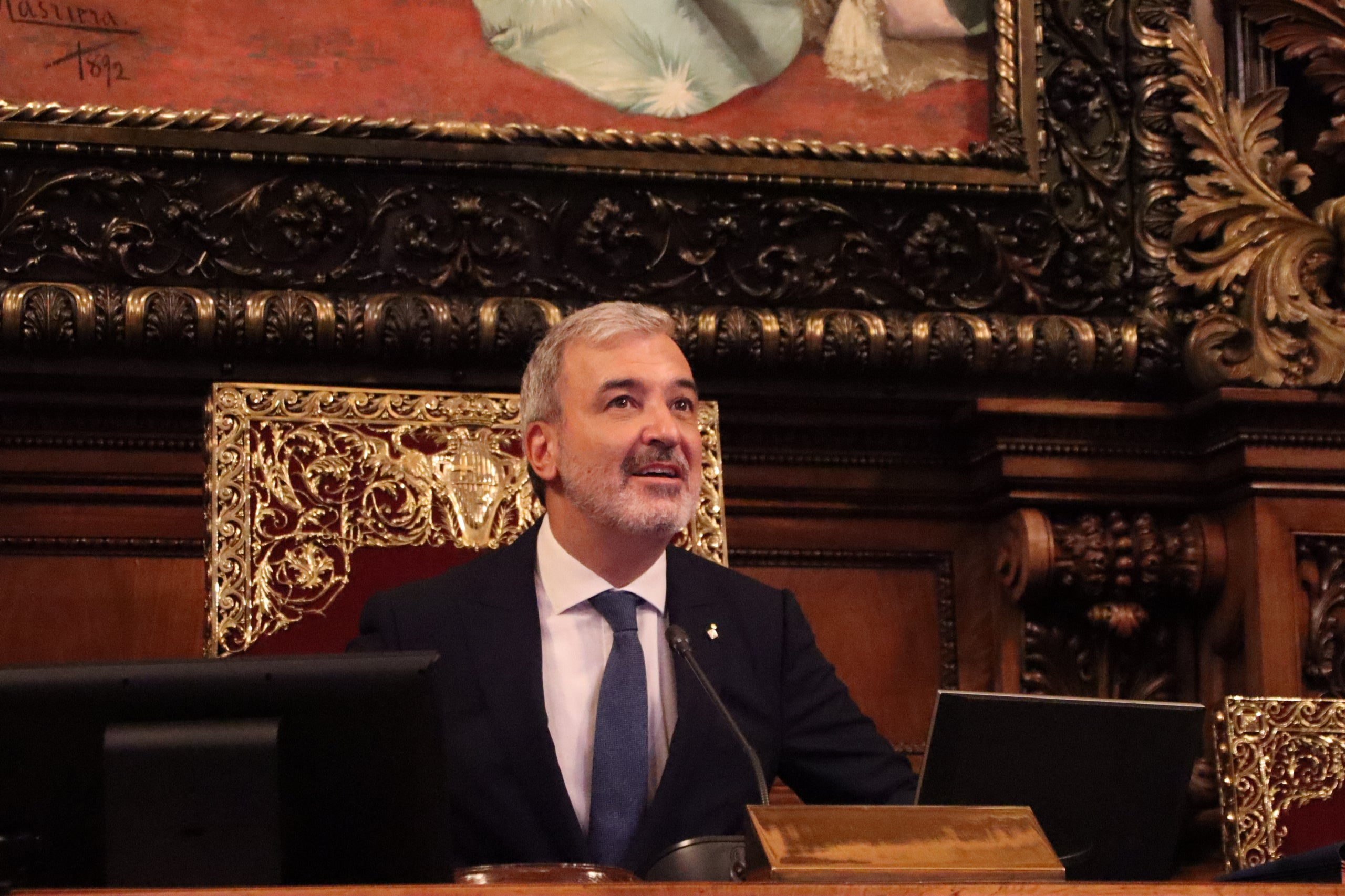 L'alcalde de Barcelona, Jaume Collboni, en un plenari del juliol / ACN -Marta Vidal