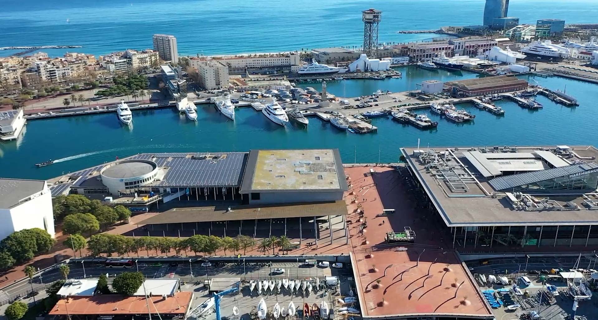Vistes del moll d'Espanya del Port Vell / Ajuntament de Barcelona
