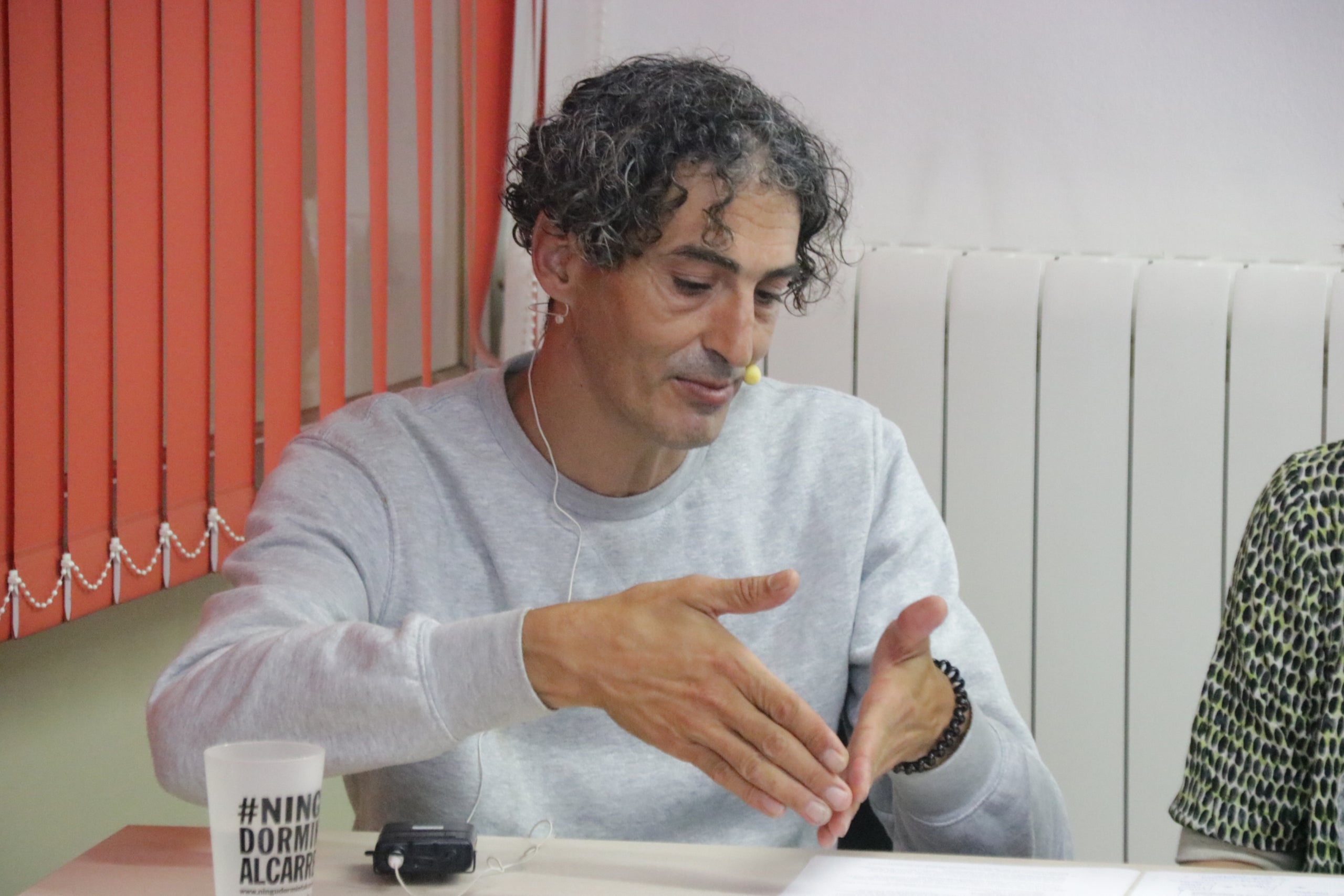 Said, persona sense llar atesa per Arrels / ACN-Guillem Varela