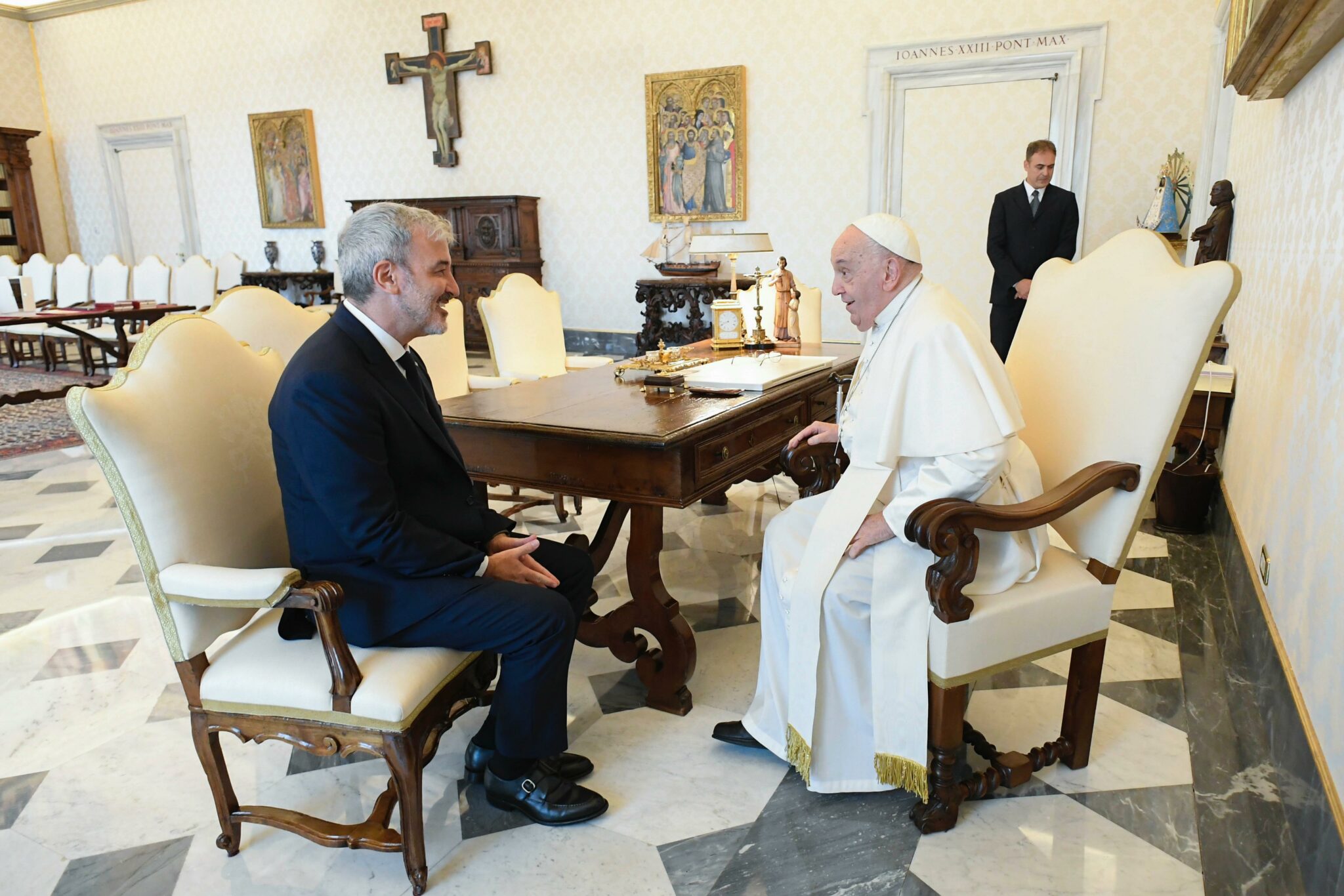 El Papa Francesc rep Jaume Collboni / ACN