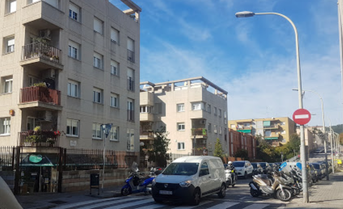 El carrer Eduard Toda, a Horta / Maps