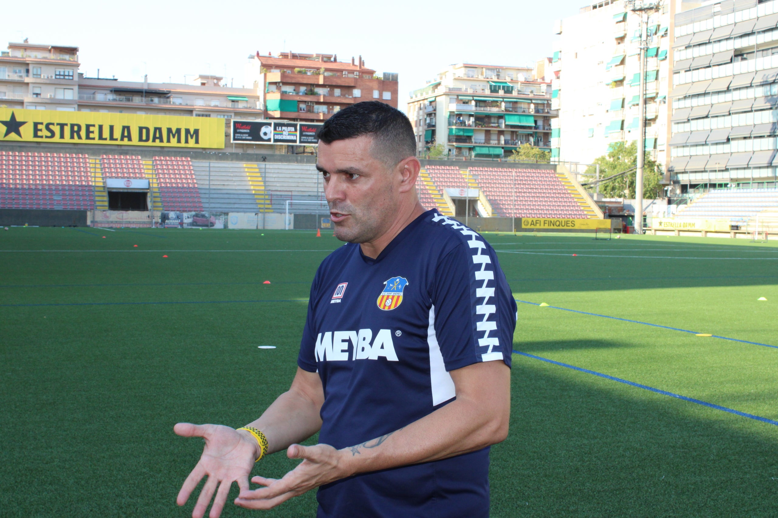 Xavi Molist, l'entrenador del Sant Andreu | Jose Díaz