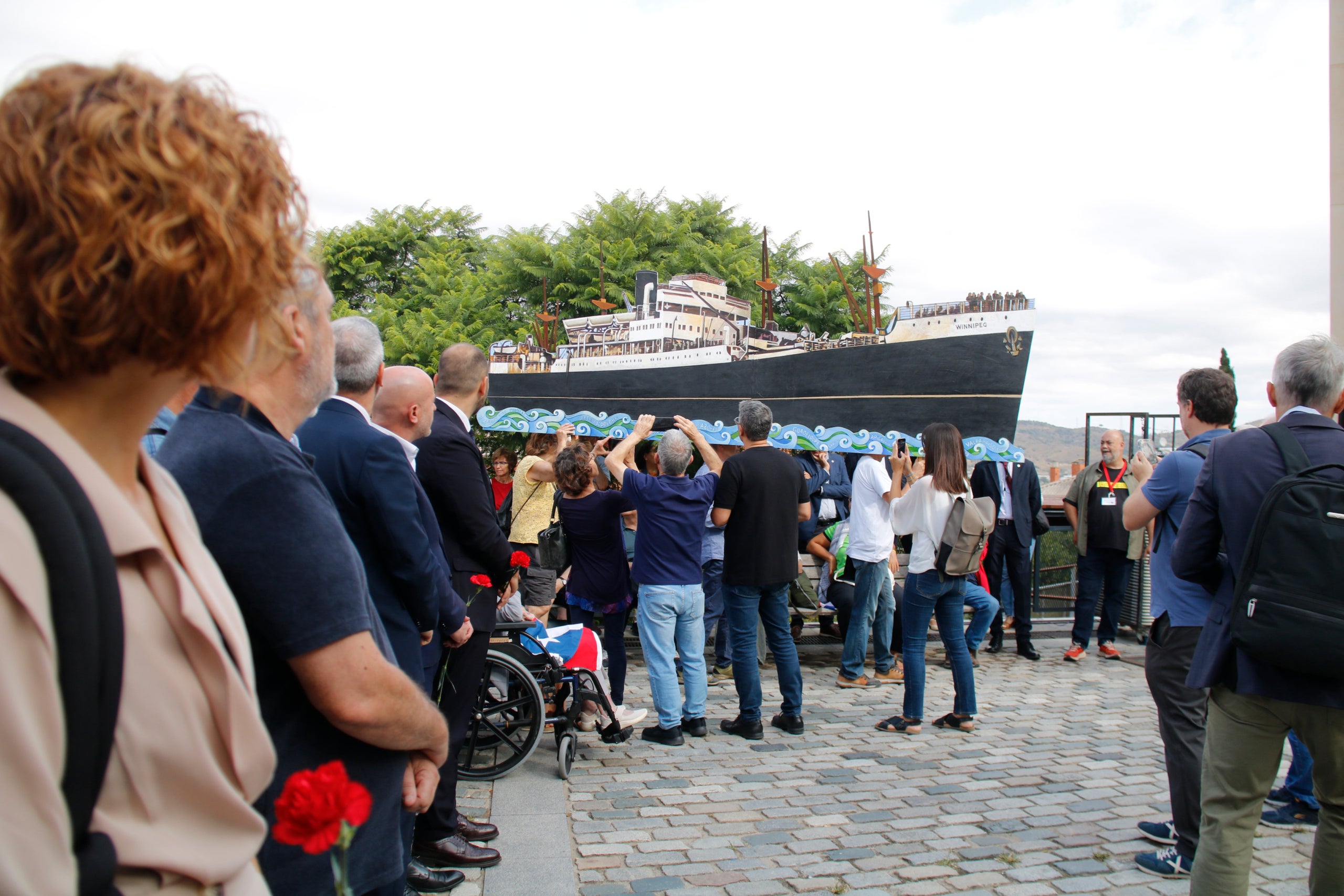 Imatge de l'homenatge a Salvador Allende al barri del Carmel / ACN