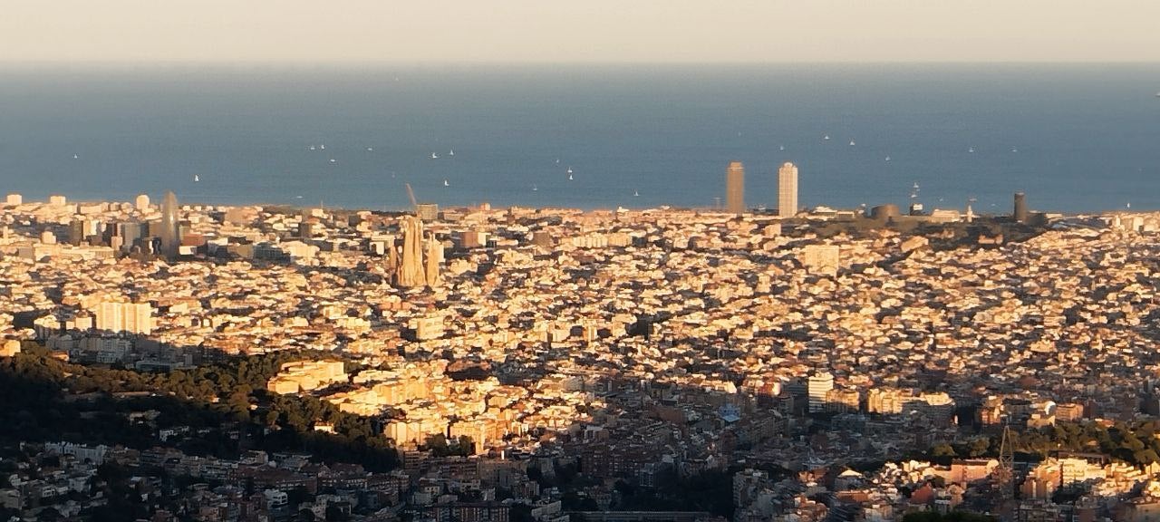 Una imatge panoràmica de Barcelona G.A