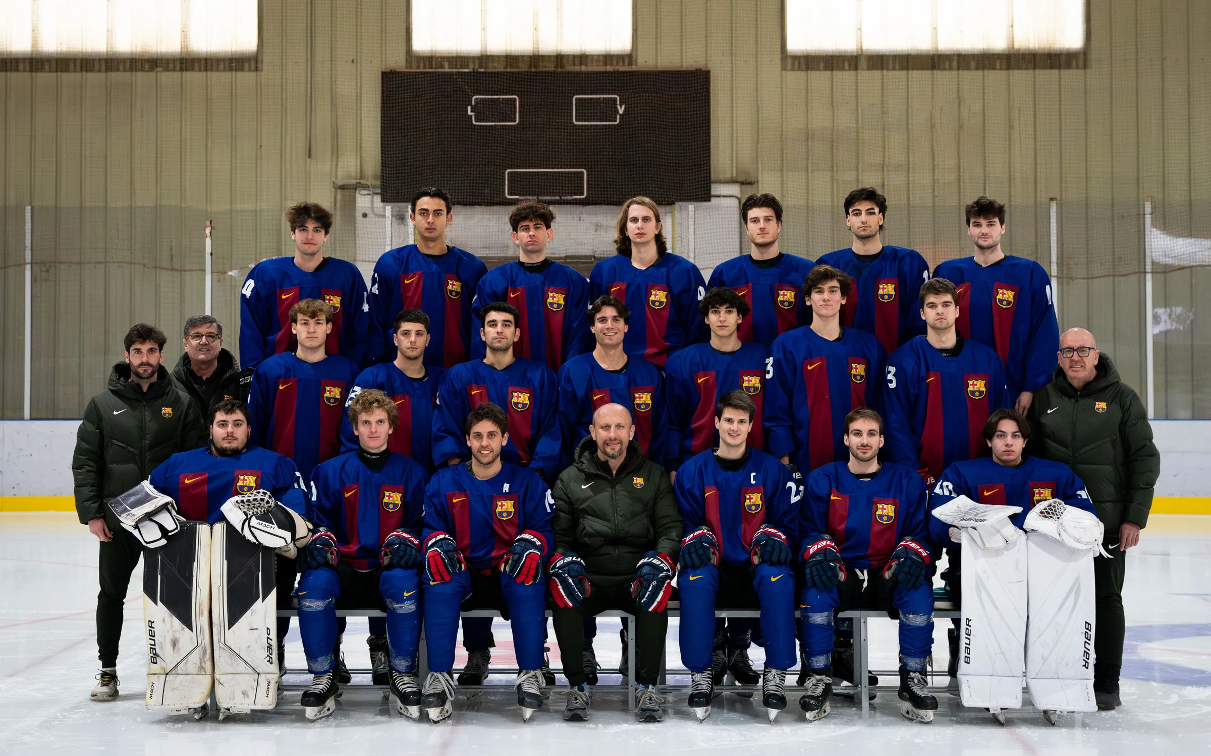 La plantilla del primer equipo de hockey hielo del FC Barcelona de la temporada 2023/24 / FC Barcelona