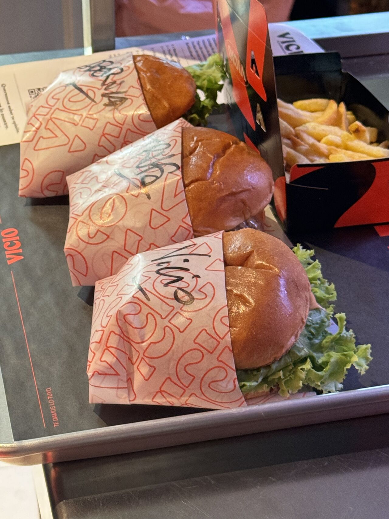Imatge de les hamburgueses de Vicio / Jesús Cubero (Via Linkedin)