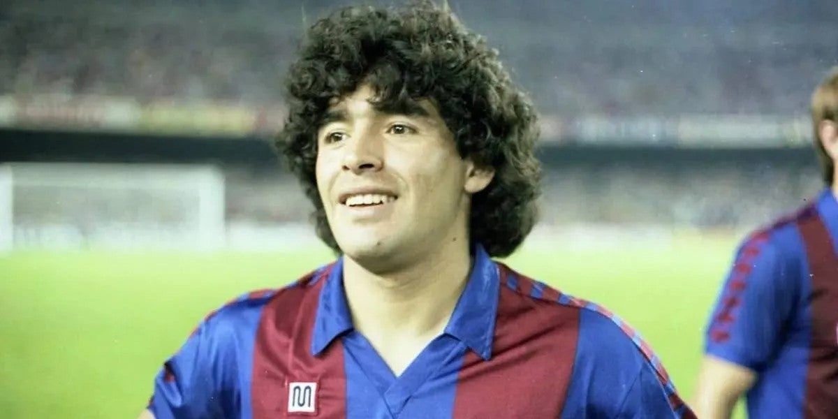 Maradona, en su etapa en el Barça / F.C. Barcelona