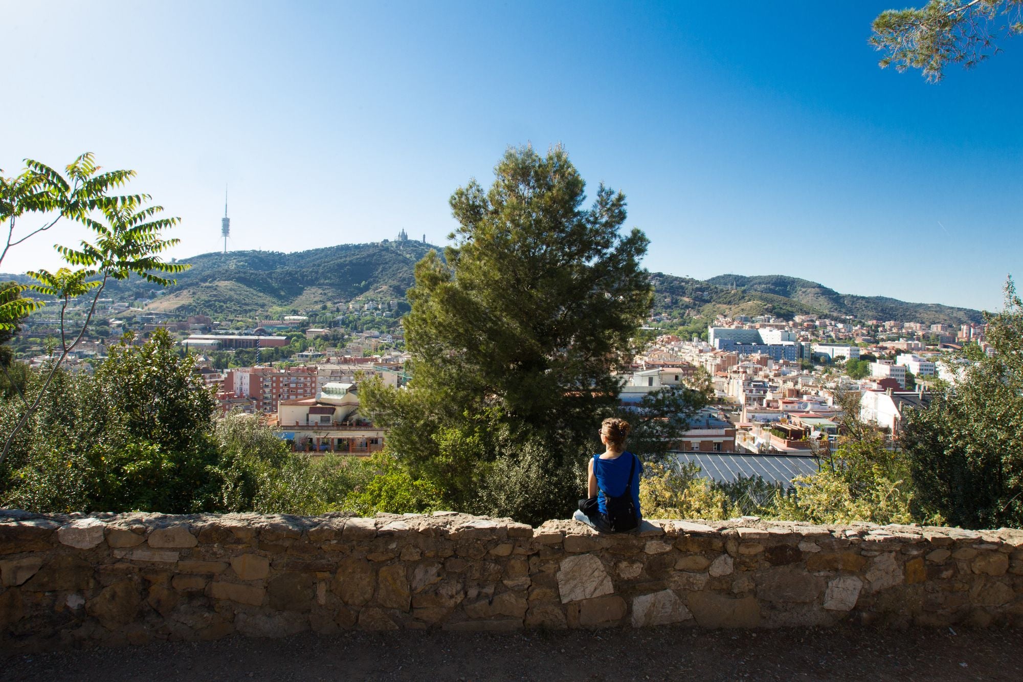 Parc del Turó del Putxet. Vista de Barcelona amb Collserola al fons / Ajuntament