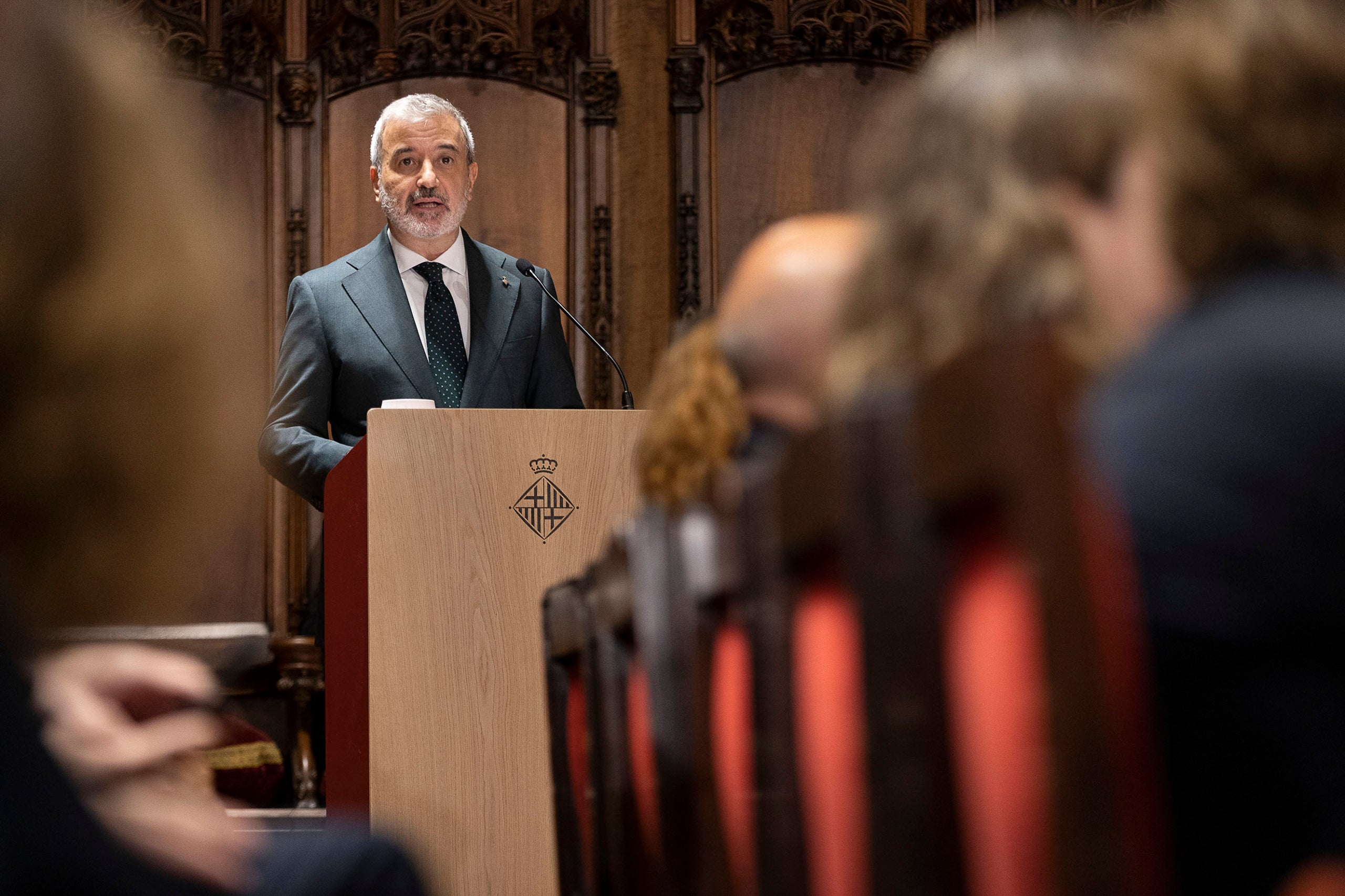 L'alcalde Jaume Collboni, en un acte a Barcelona / Jordi Play
