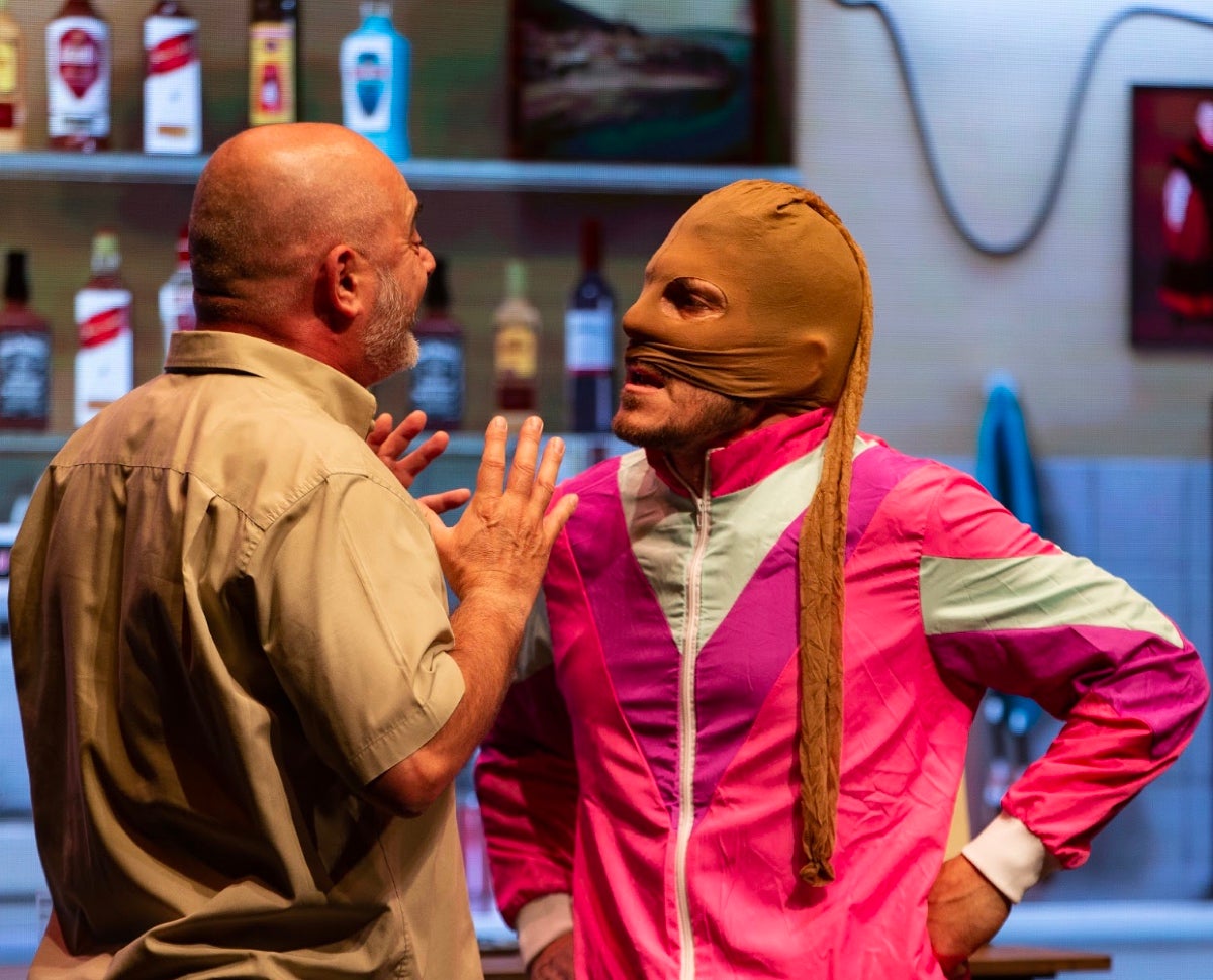 David Olivares i Miquel Sitjar, escena de “M’entens o t’ho explico?”
