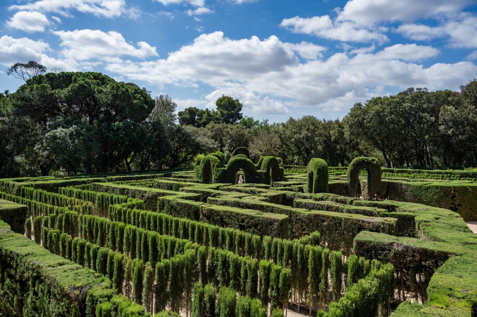 Imatge d'arxiu del laberint d'horta / Ajuntament de Barcelona