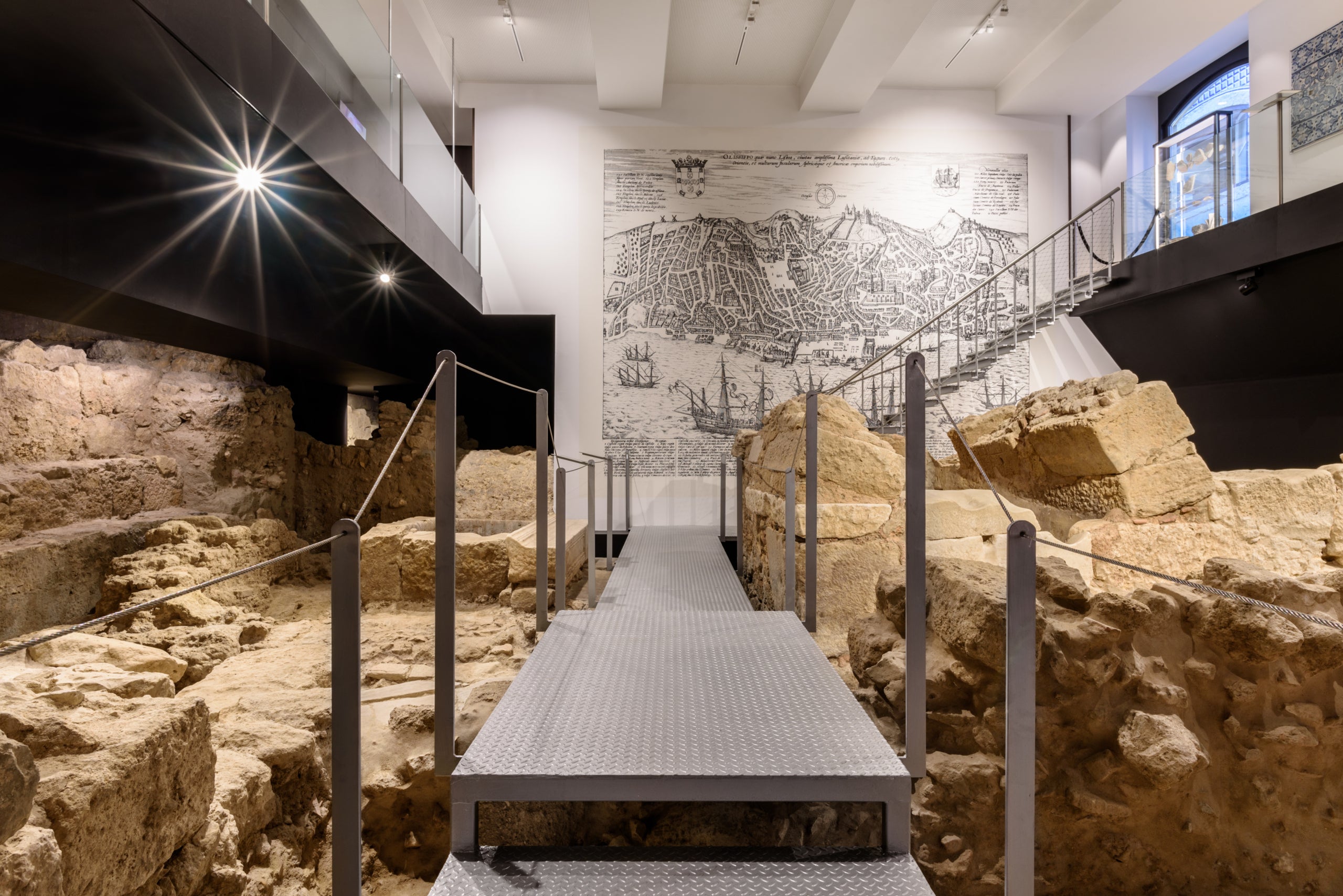 Un dels espais de l'Aurea Museum, un hotel de Lisboa que amaga un jaciment arqueològic / Aurea Museum