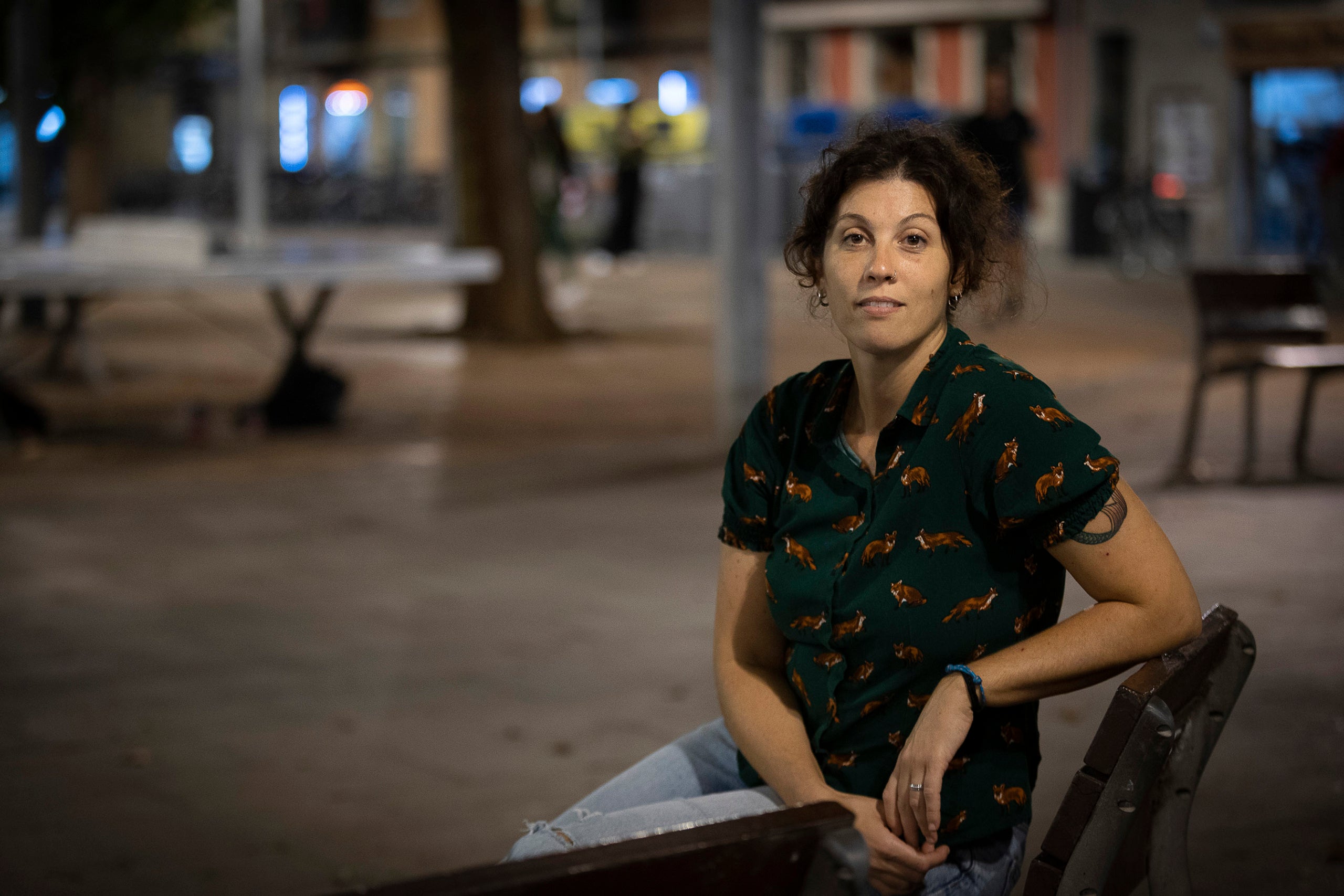 Esther Jorquera, veïna del barri de la Barceloneta i portaveu de la Plataforma No a la Copa Amèrica.
16.10..2024, Barcelona
foto: Jordi Play