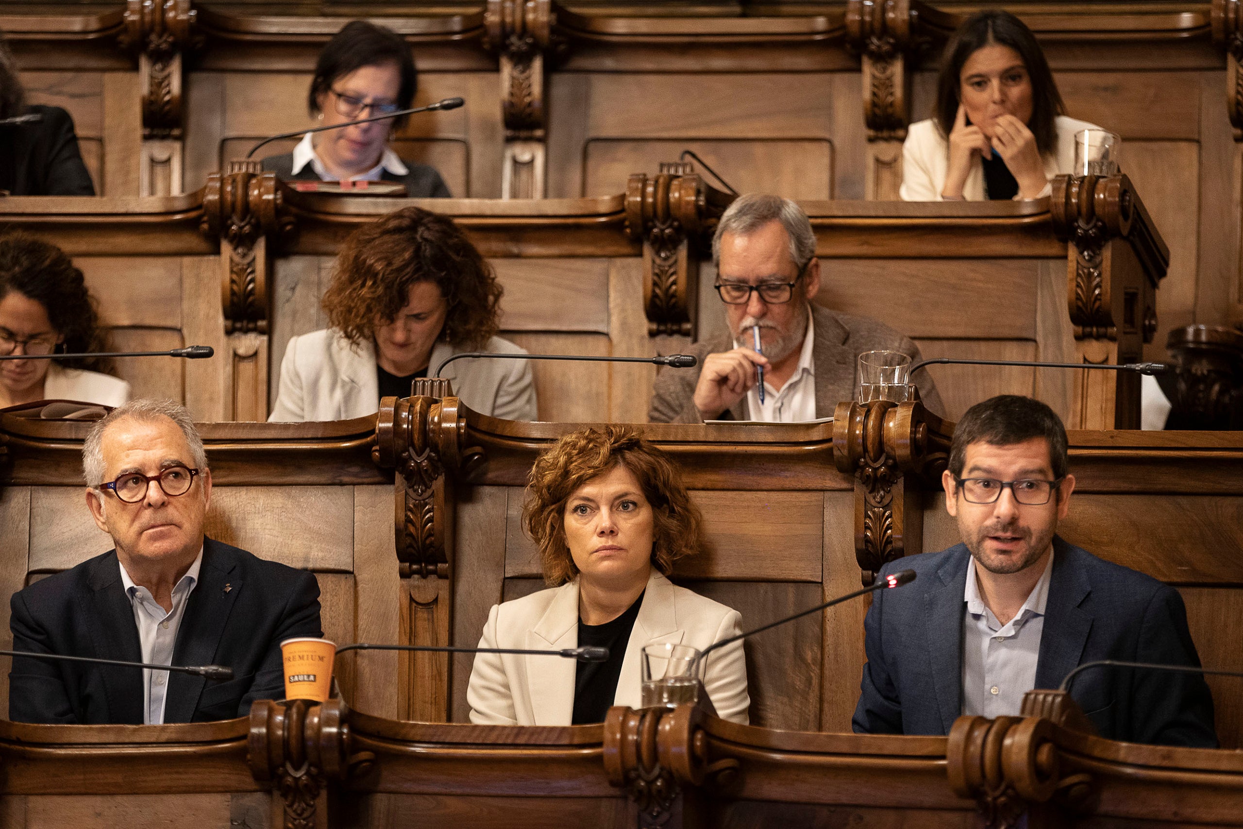 Elisenda Alamany, en el plenari de Barcelona, d'aquest divendres / Jordi Play