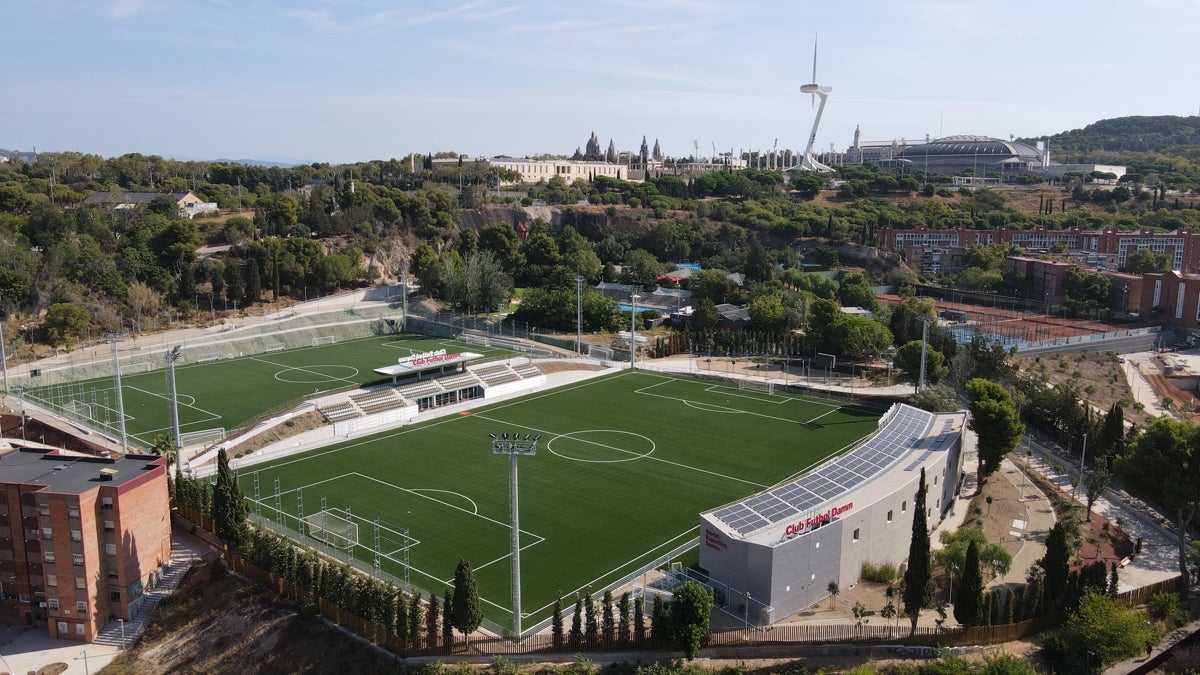 Vista aàeria de la nova Ciutat Esportiva Damm FOTO: DAMM