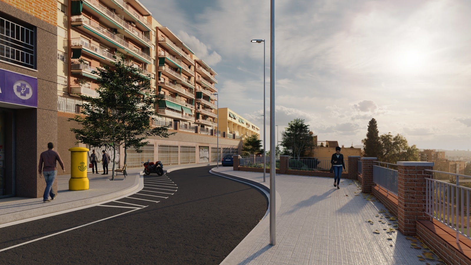 Recreació d'un dels trams reformats | Ajuntament 