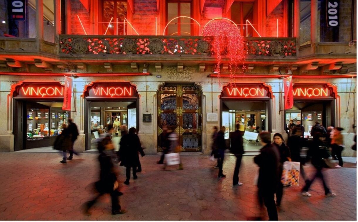Façana de la botiga Vinçon al passeig de Gràcia / Lluís Capdevila 