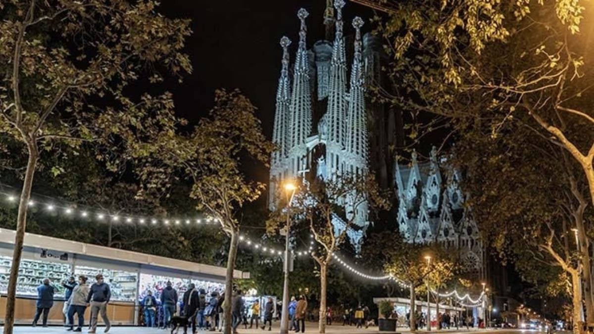 Imatge d'arxiu de la Fira de Nadal de la Sagrada Família | Ajuntament de Barcelona