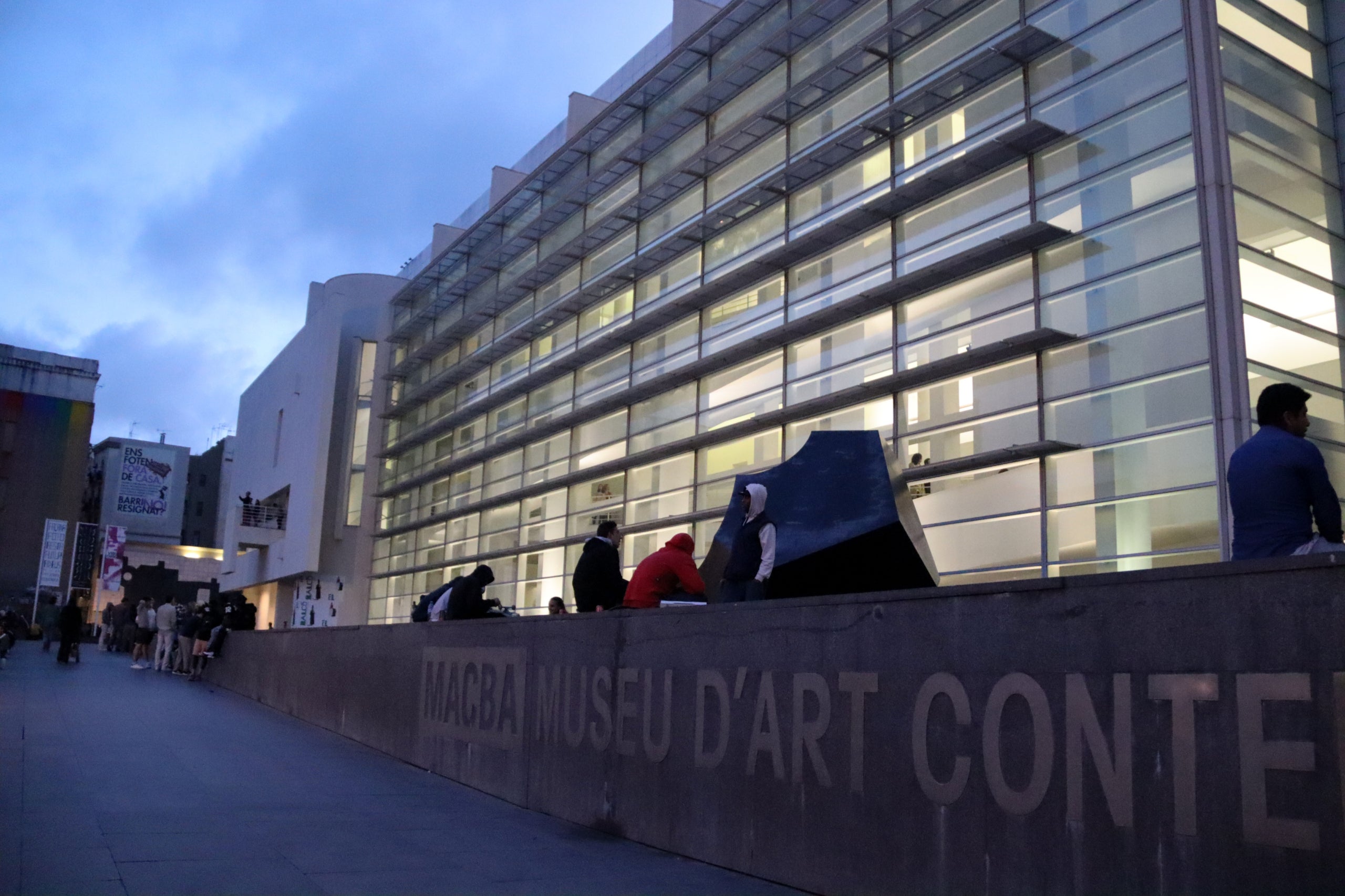 Exterior del MACBA durant la Nit dels Museus / Mar Martí / ACN