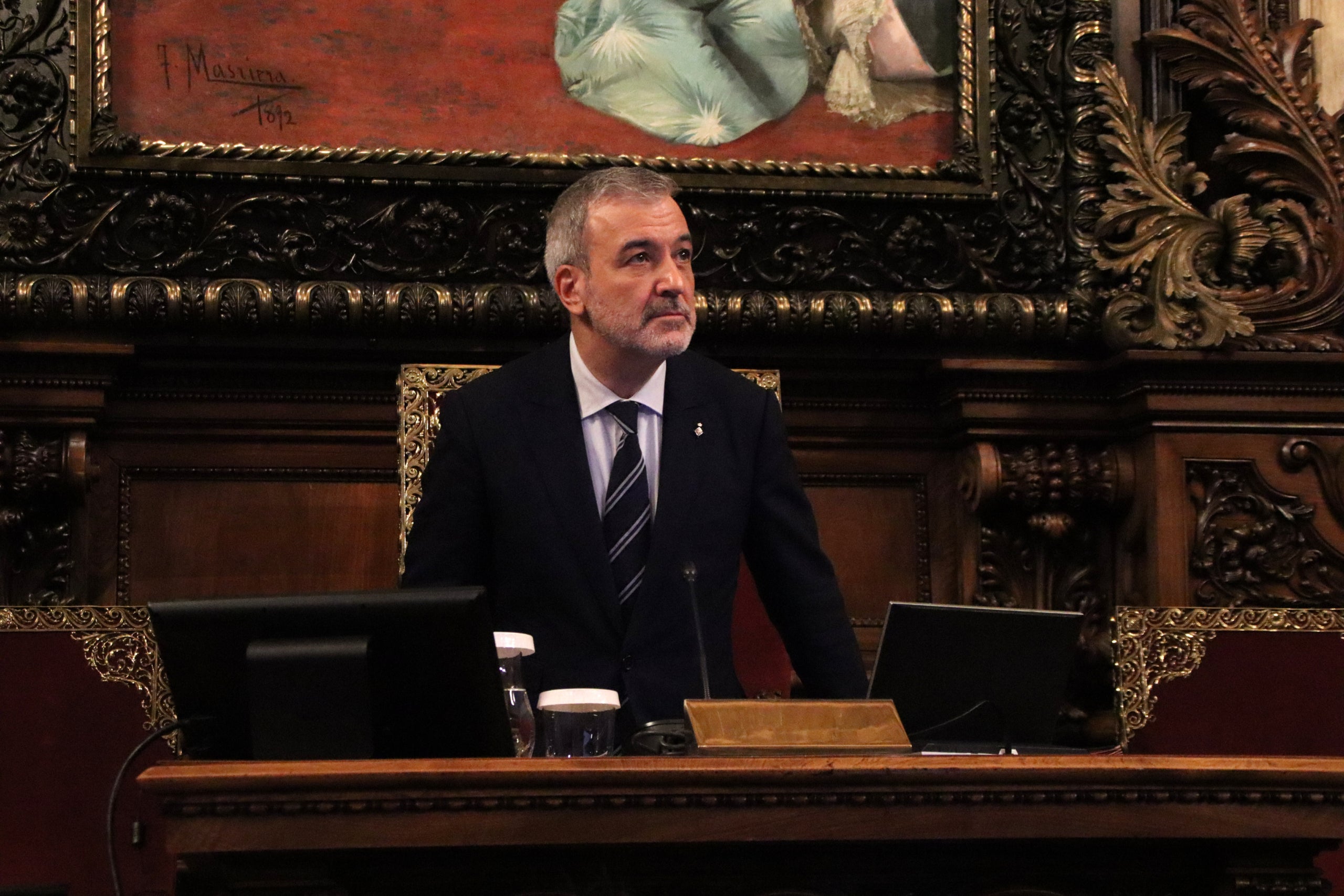 Jaume Collboni, en el plenari / ACN-Blanca Blay
