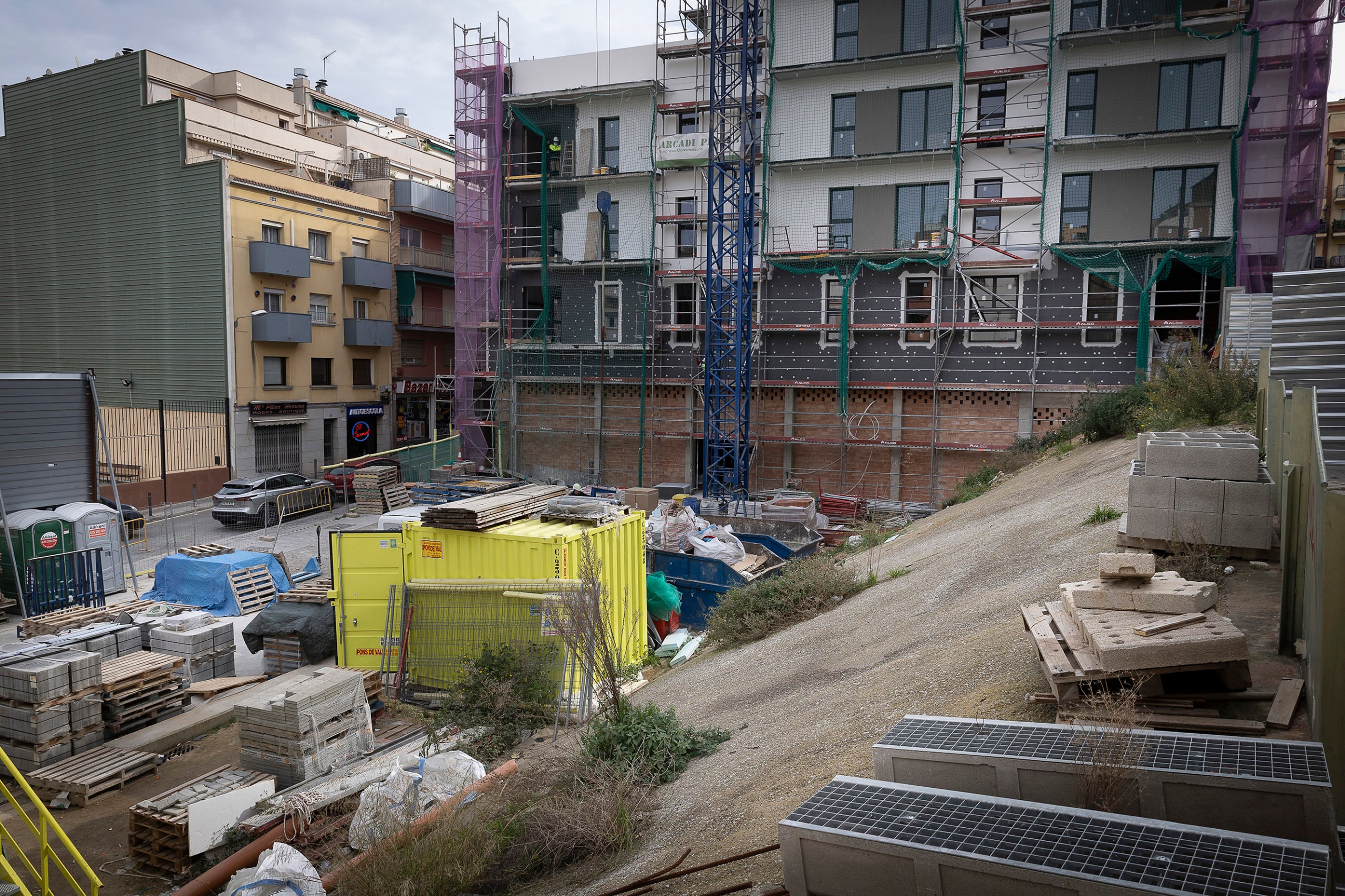 La zona de l'esvoranc del barri del Carmel / Jordi Play