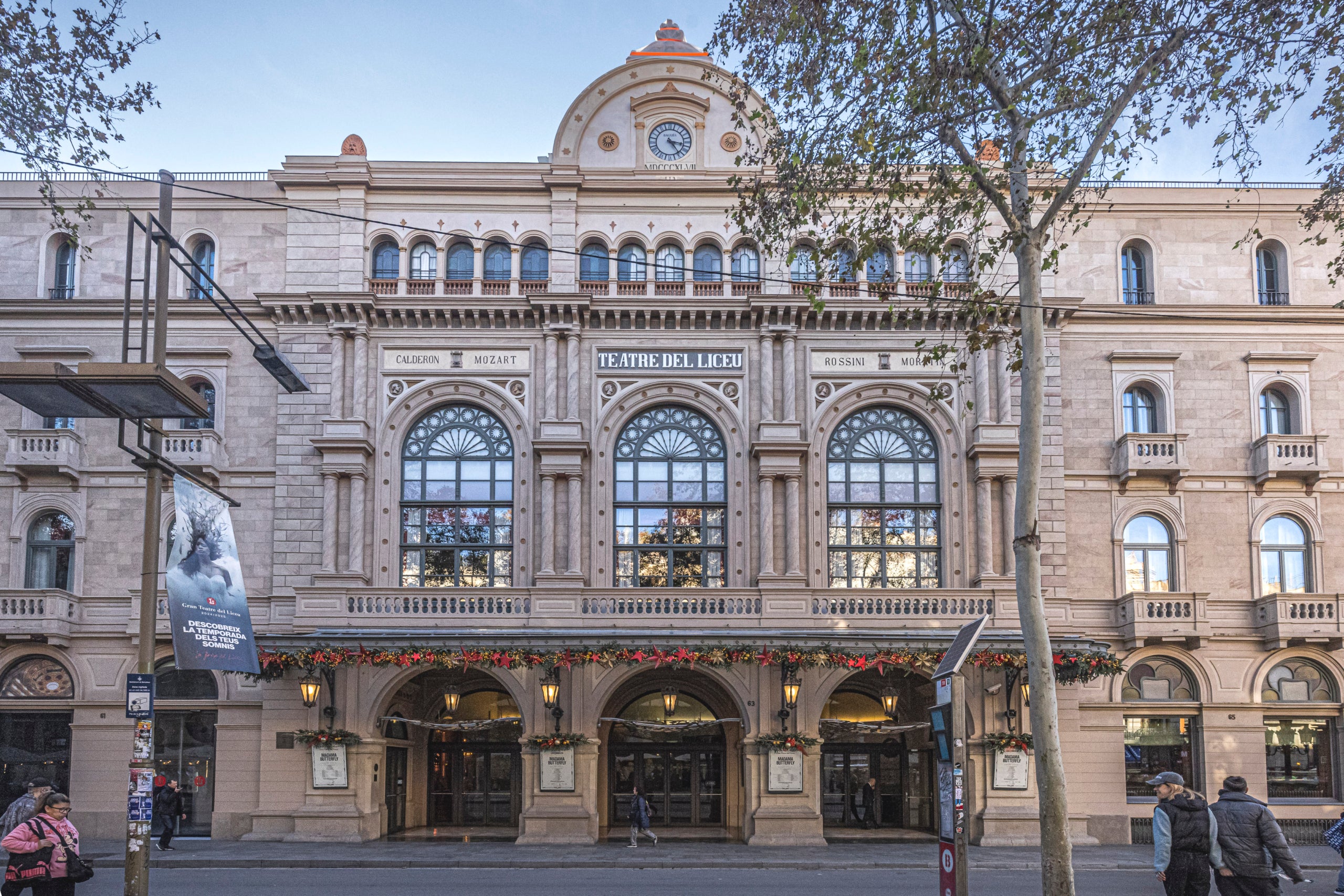 La façana del Gran Teatre del Liceu, a Barcelona | Jordi Borràs (ACN)