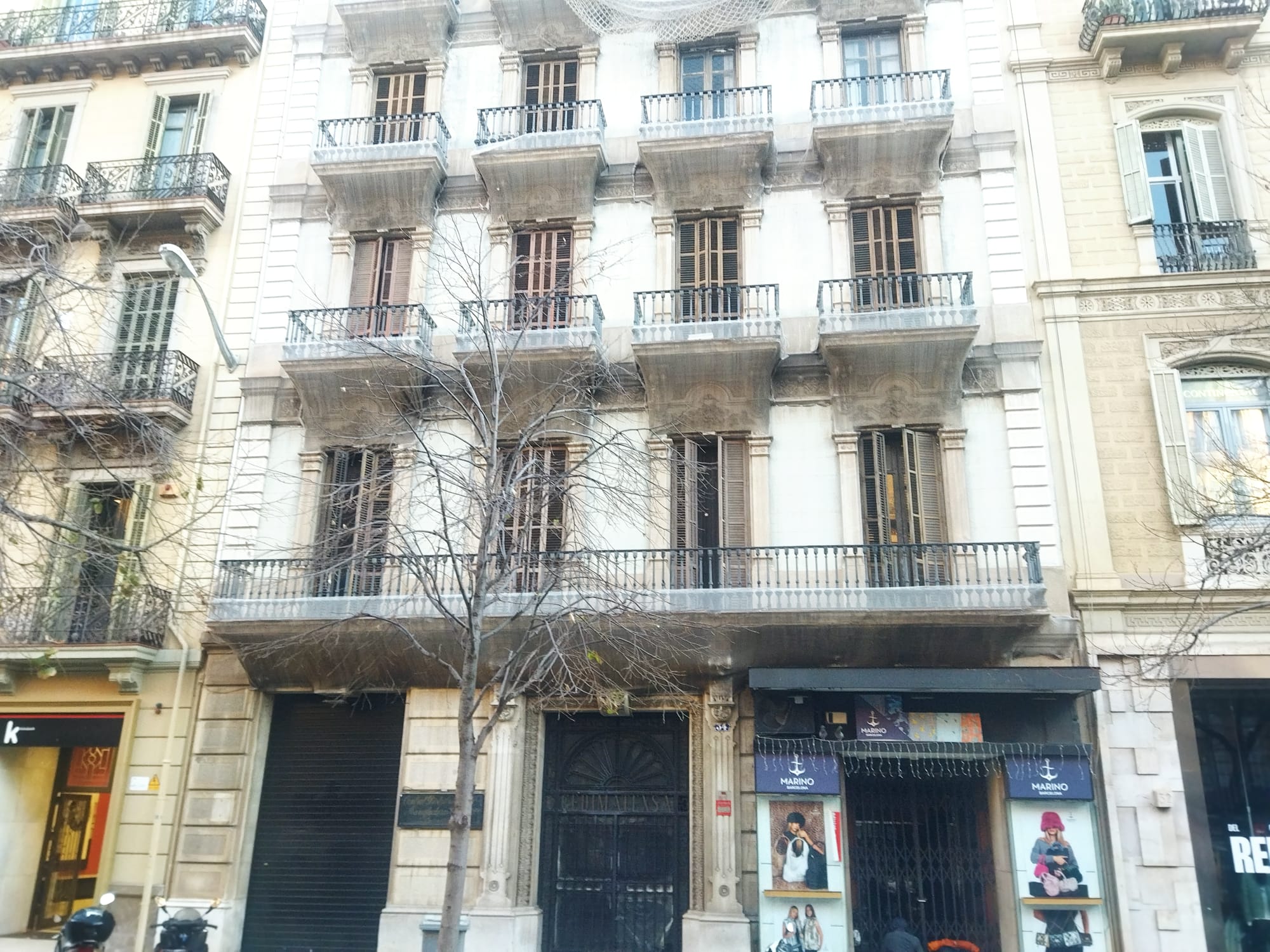 La finca on es va rodar la pel·lícula 'Rec', a la rambla de Catalunya, 34 / Jordi Subirana