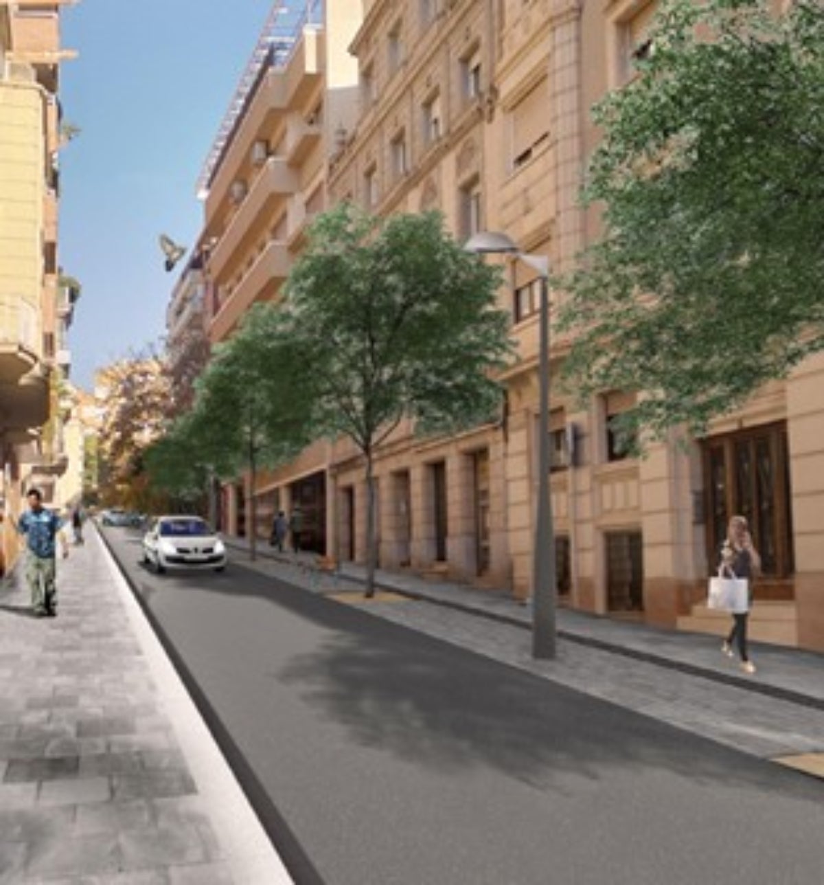Cómo se verá la calle de Moragas | Ayuntamiento