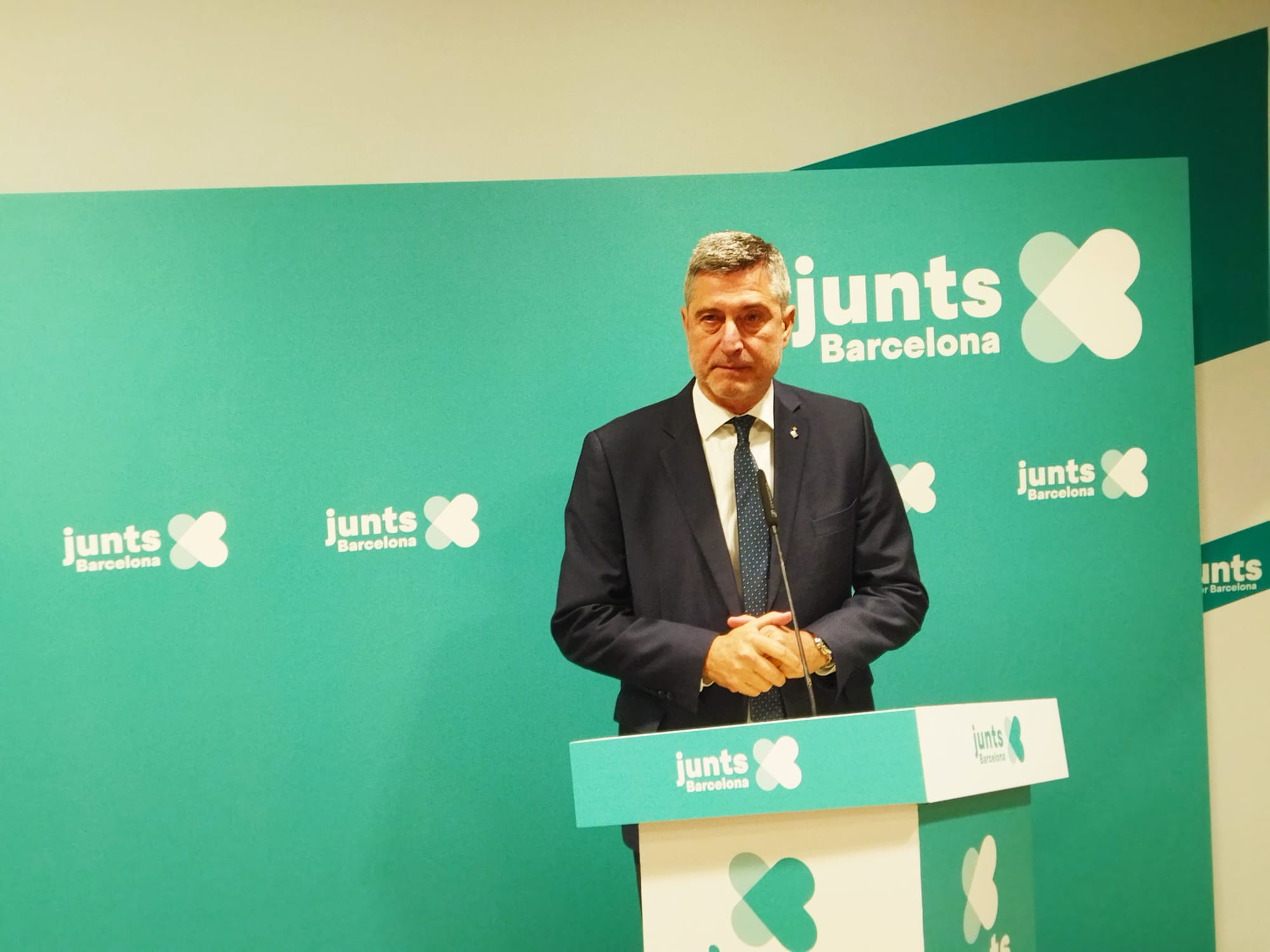 Jordi Martí Galbis, president de Junts a l'Ajuntament / Jordi Subirana