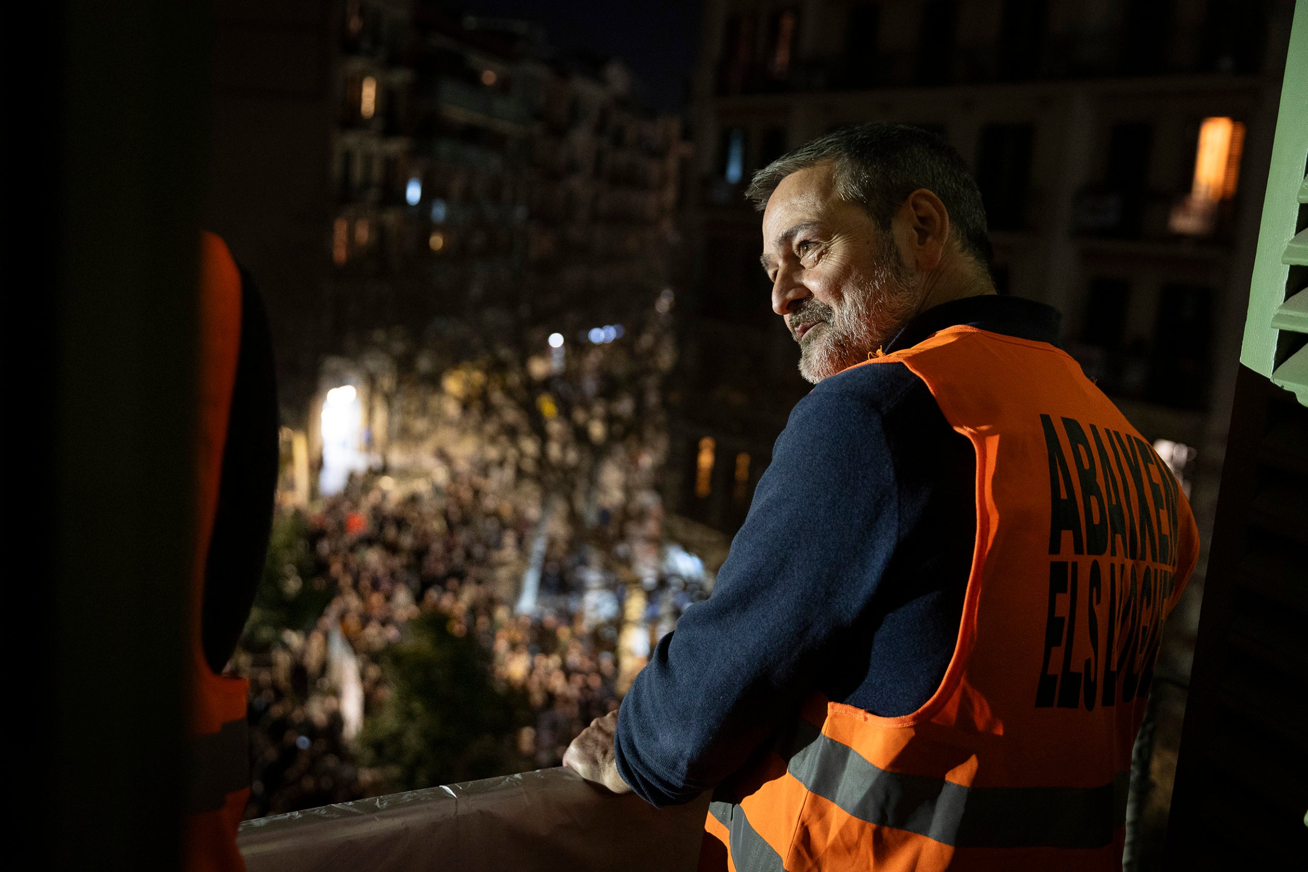 Entitats veïnals intenten evitar el desnonament d'en Josep, a Casa Orsola a l'Eixample.
30.01.2025, Barcelona
foto: Jordi Play