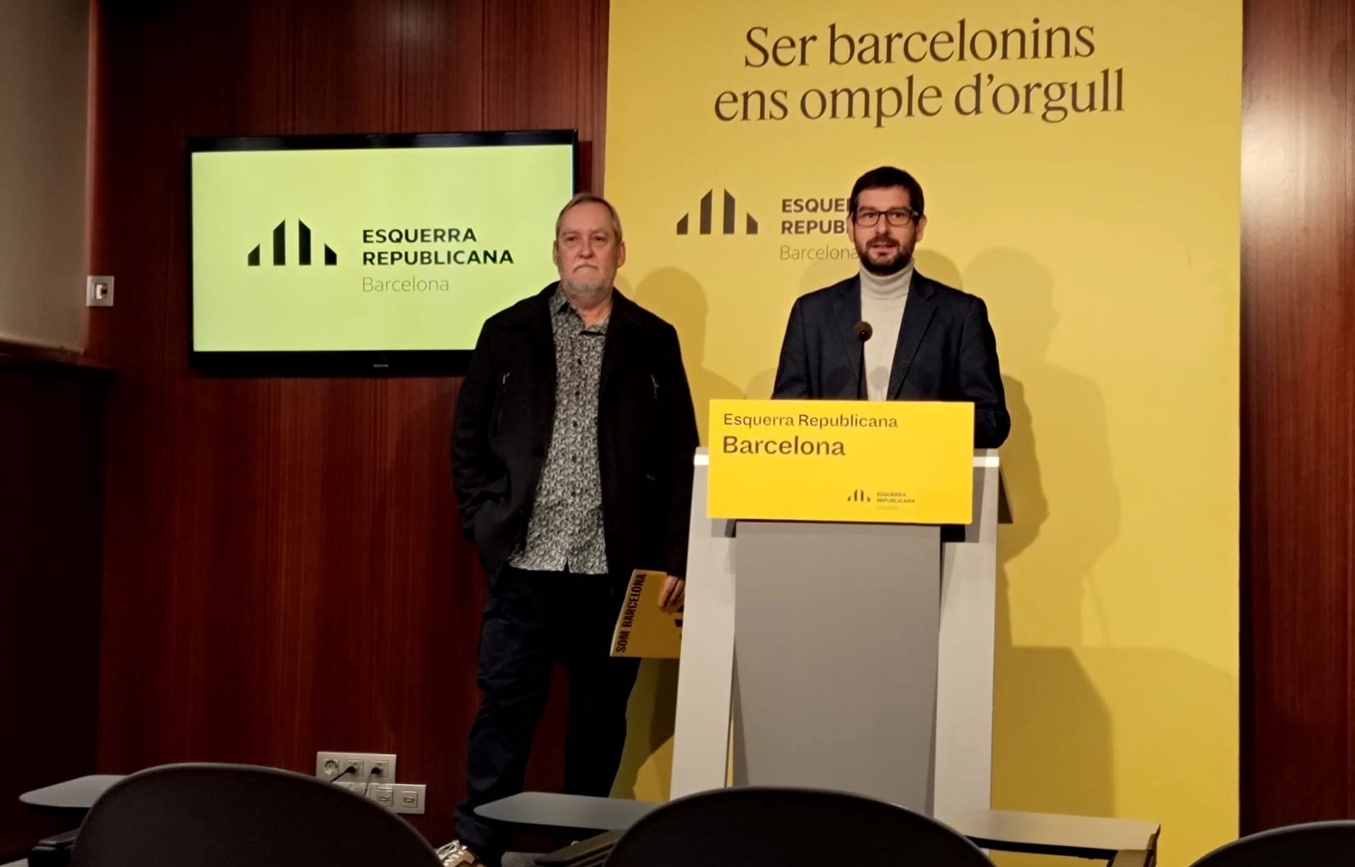 Castellana i Corones presenten les propostes d'ERC per als pressupostos | Gabriel González