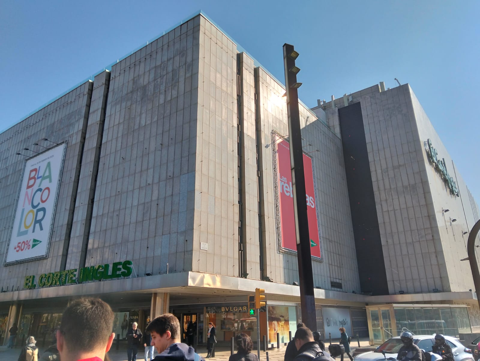 El Corte Inglés de la Diagonal, aquesta setmana / Cedida-Yolanda Collado