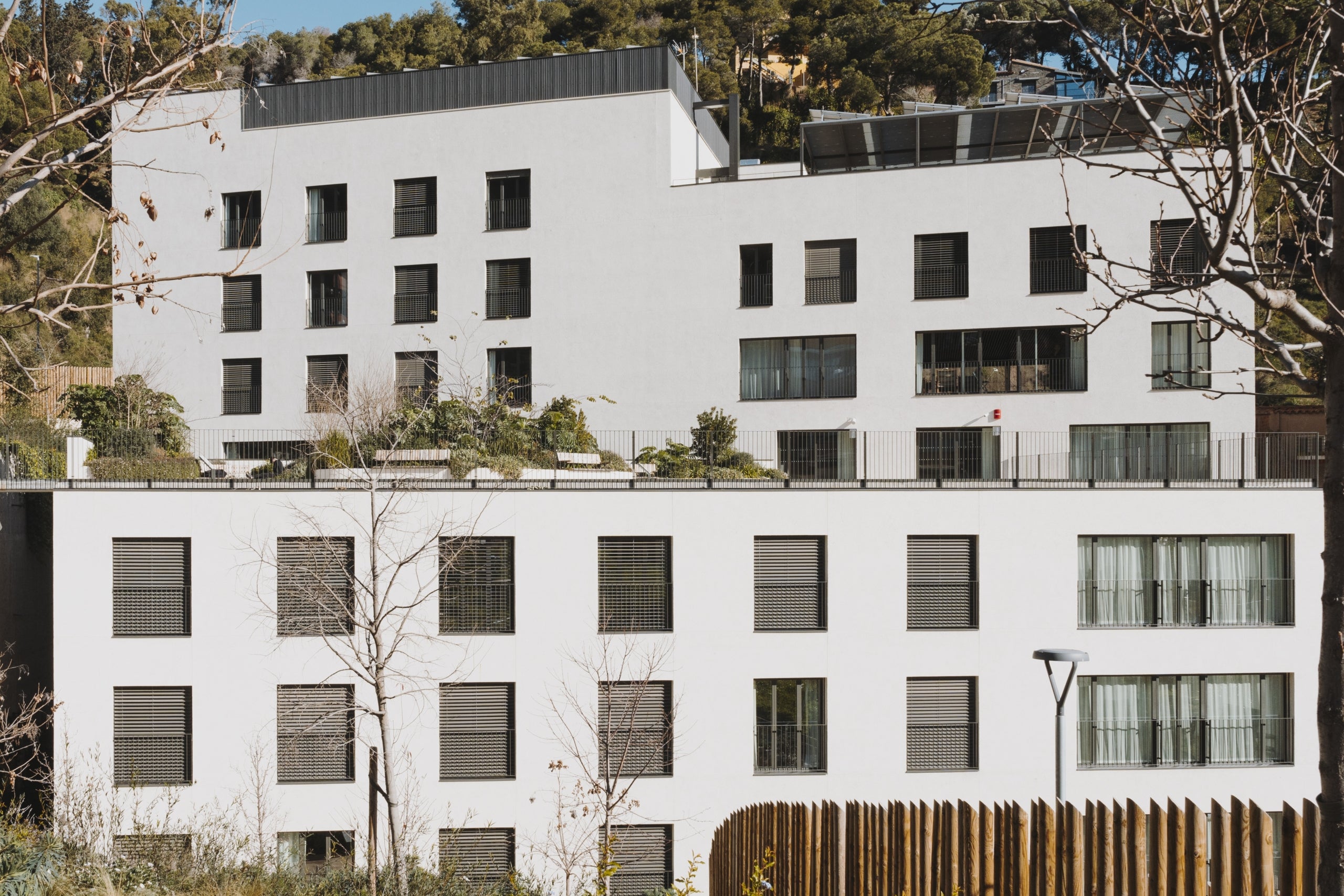L'edifici de la residència Mirador de Gràcia | FIATC Residències