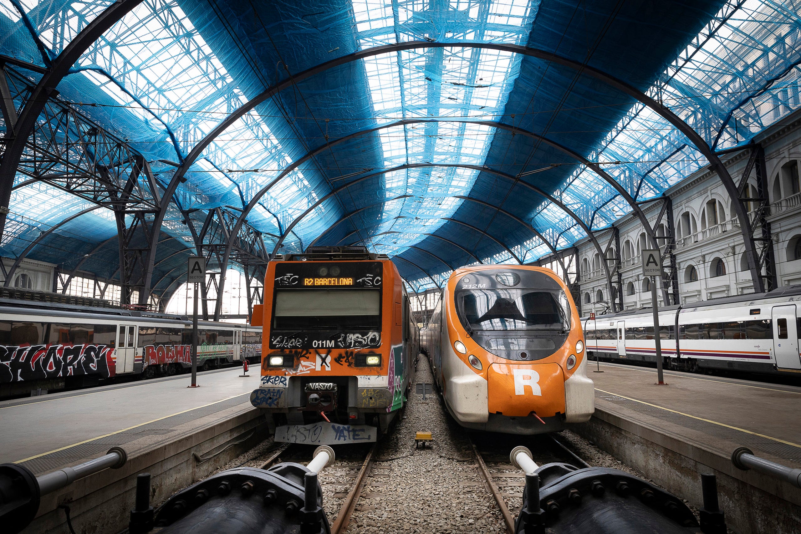 infraestructuras ferroviarias, trenes, rodalies Catalunya