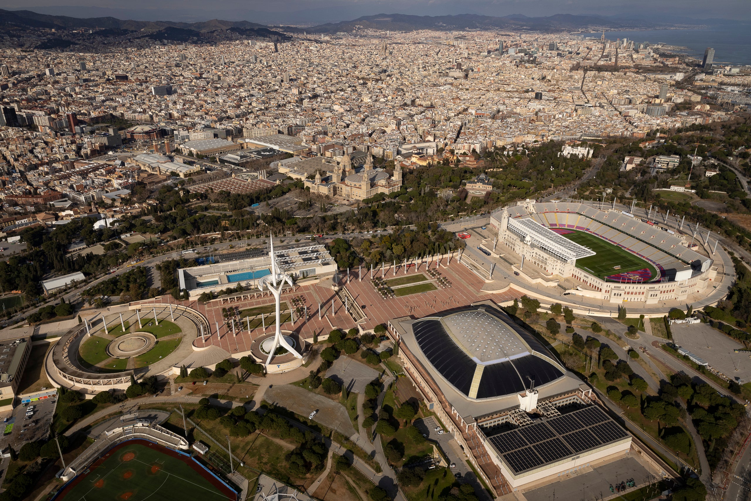 Vista aèria d'una part de Barcelona
foto: Jordi Play