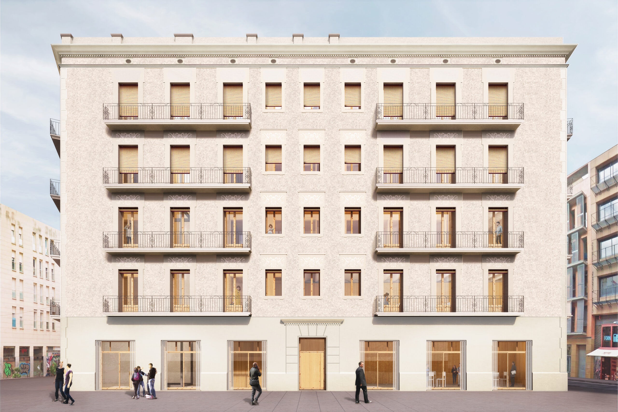 L'edifici del número 9 del passatge Sant Bernat | Ajuntament de Barcelona