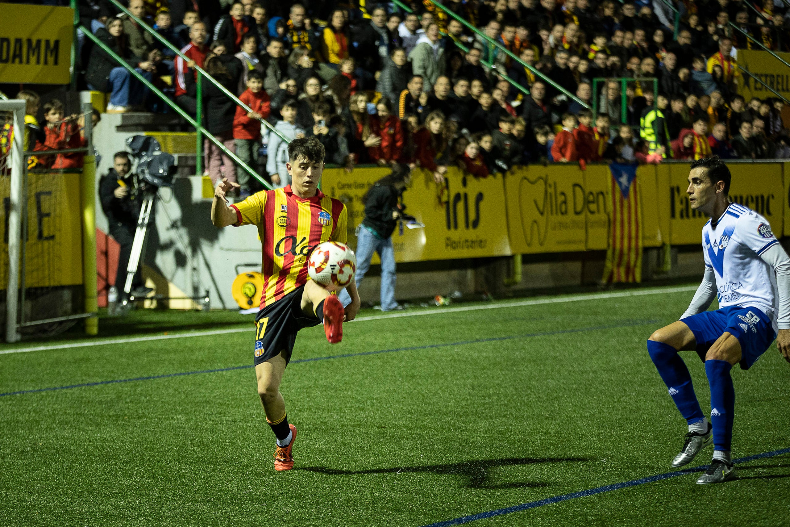 UE Sant Andreu - CE Europa, partit de futbol de Segona Federació.
30.03.2025, Barcelona
foto: Jordi Play