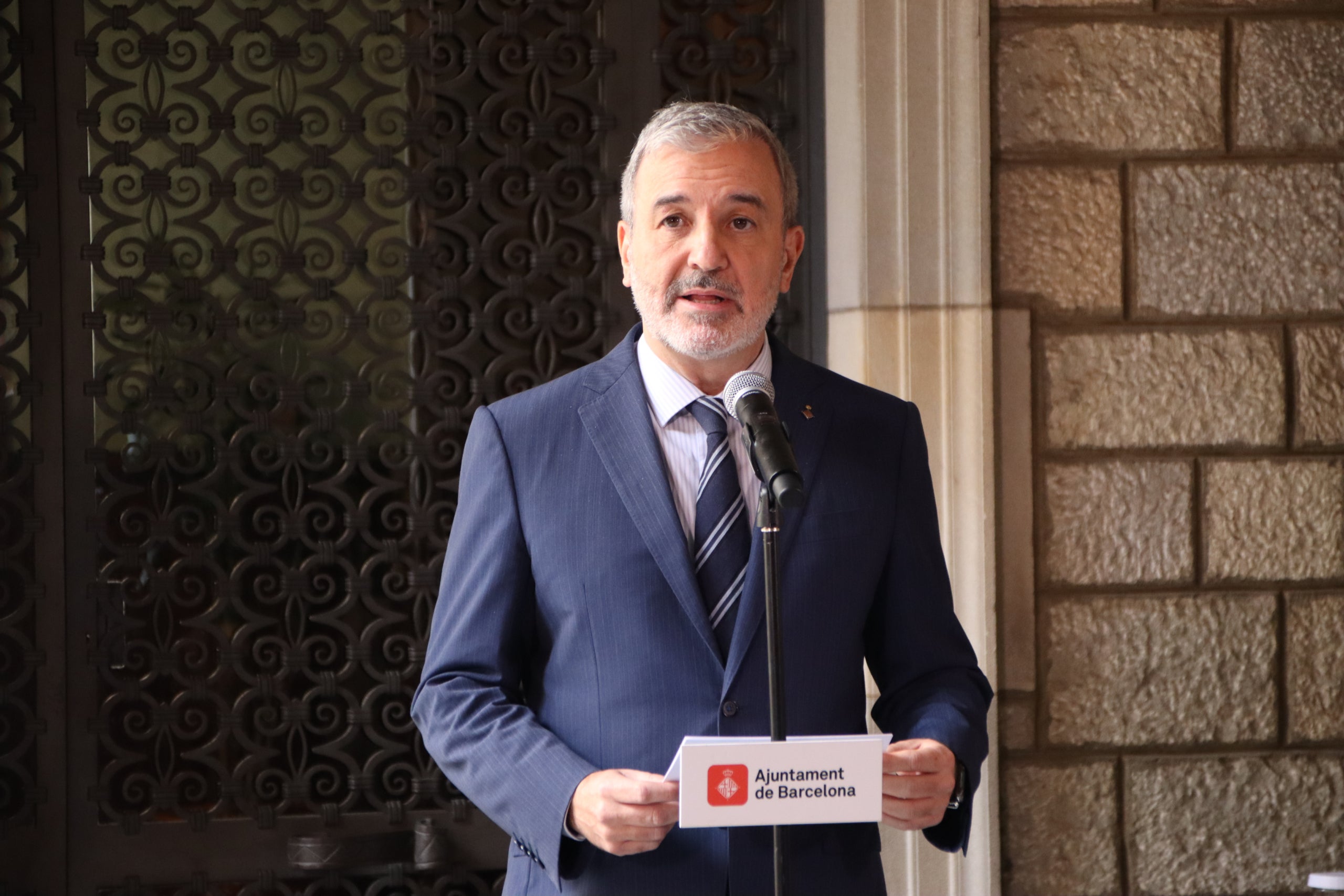 Jaume Collboni, esta semana en un acto en el Ayuntamiento / ACN-Blanca-Blay
