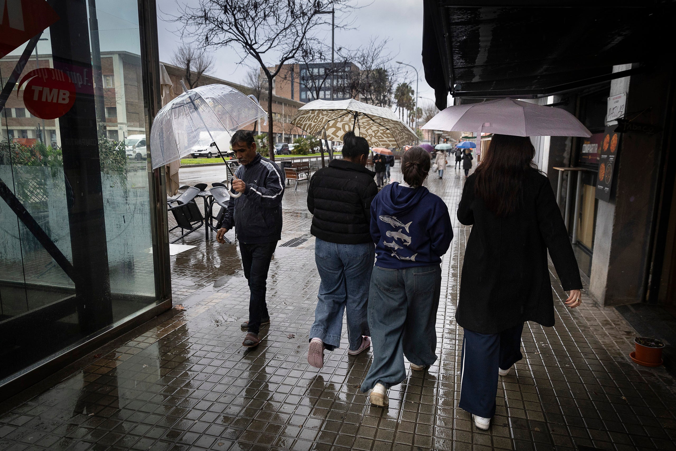 Pluja a la ciutat de Barcelona.
14.03.2025, Barcelona
foto: Jordi Play