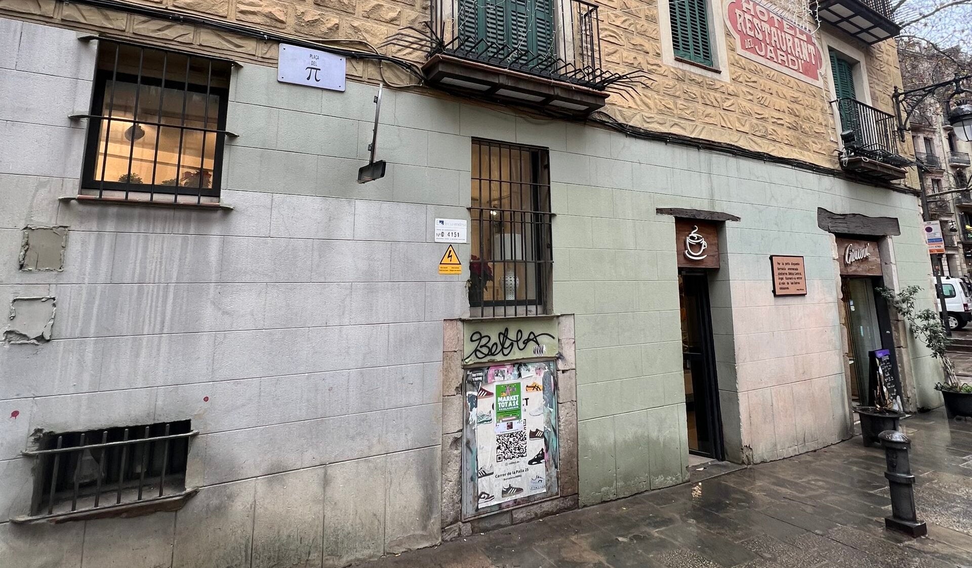 Vista abierta de la plaza del Pi, que cambia de nombre por un día con motivo del Día de las Matemáticas / Ayuntamiento de Barcelona