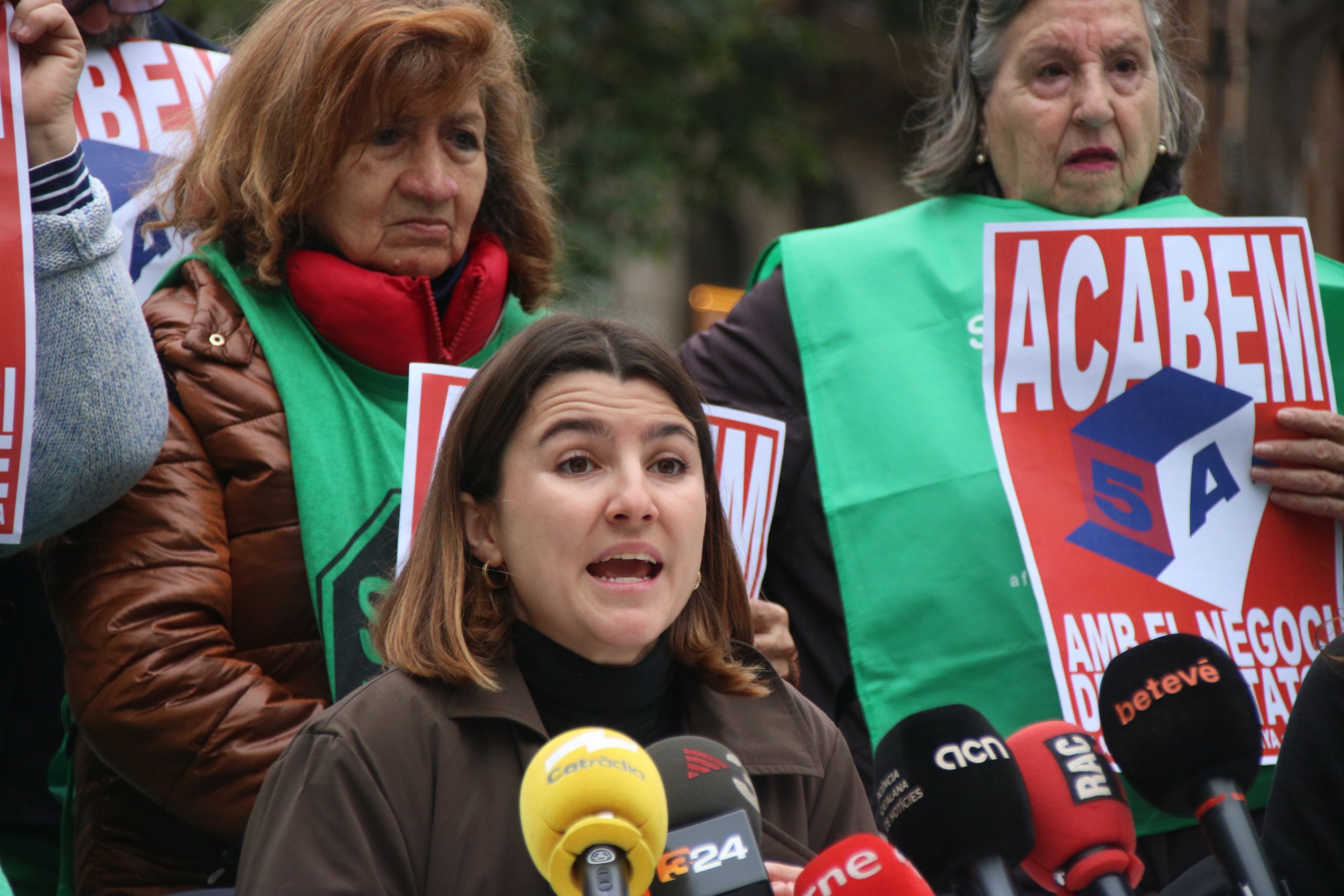 La portaveu del Sindicat de Llogateres, Carme Arcarazo / ACN